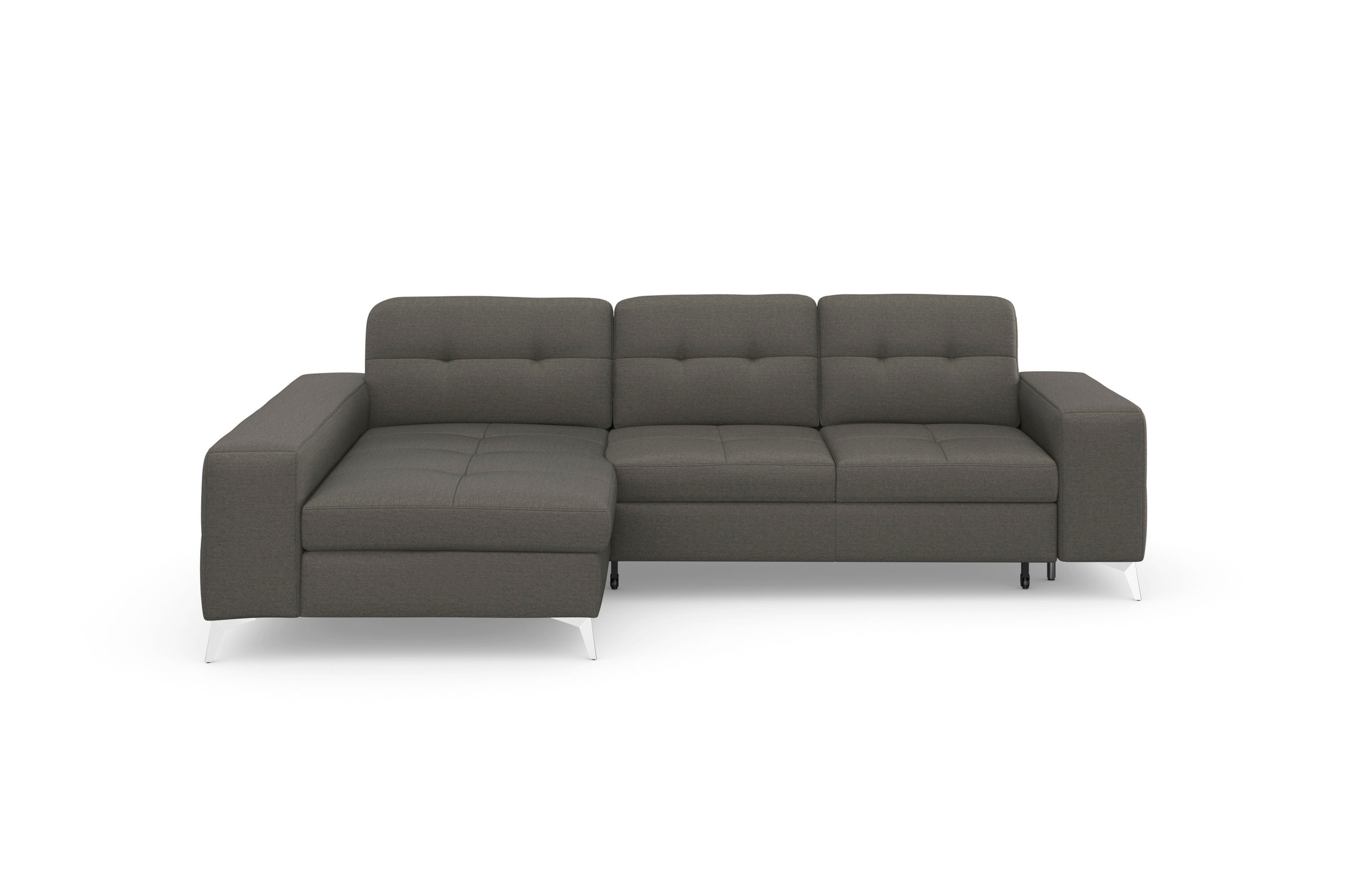 sit&more Ecksofa "Baviene L-Form" inklusive Sitztiefenverstellung & Federkern, optional Schlaffunktion