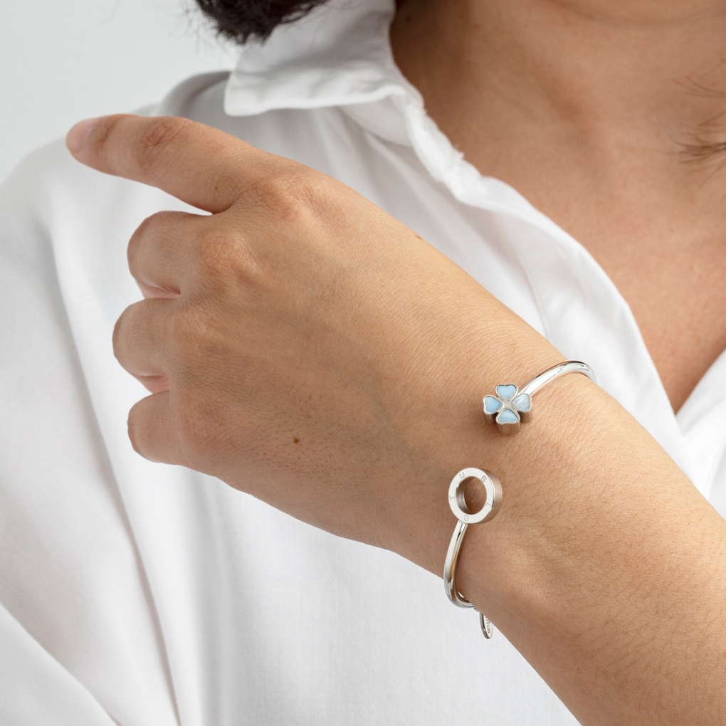 Lotus Armspange »Essentials - Kleeblatt« mit Perlmutt