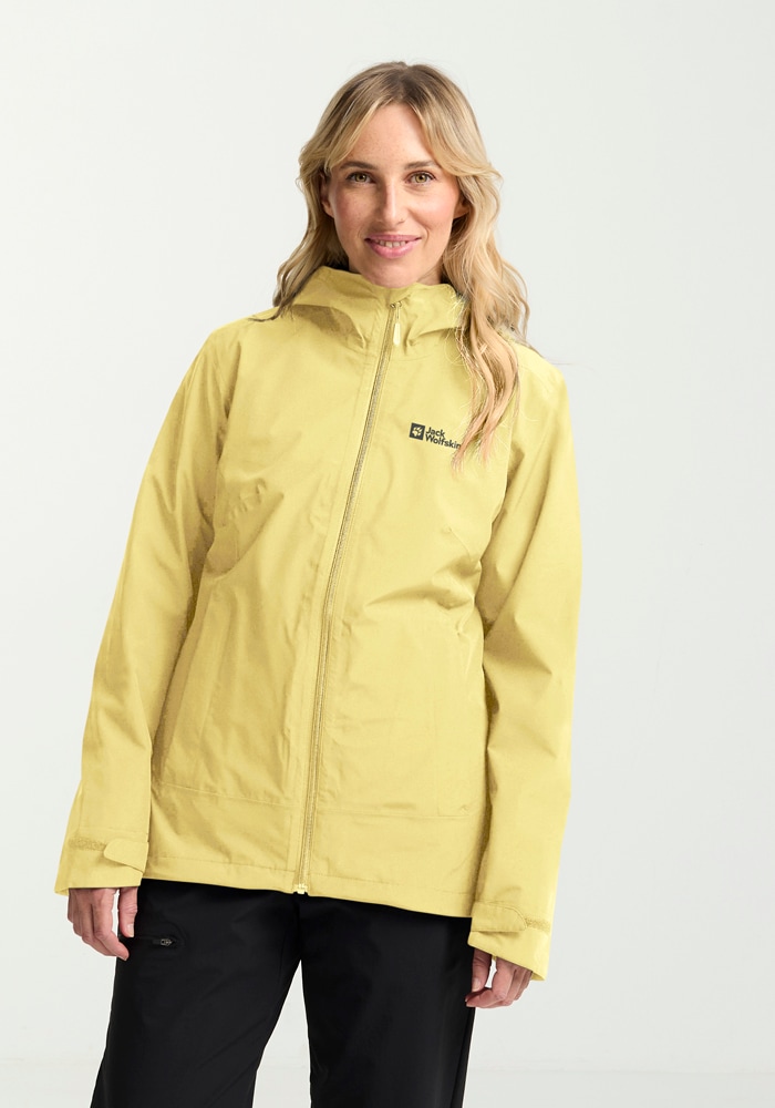 Jack Wolfskin 3-in-1-Funktionsjacke »MOONRISE 3IN1 JKT W«, mit Kapuze
