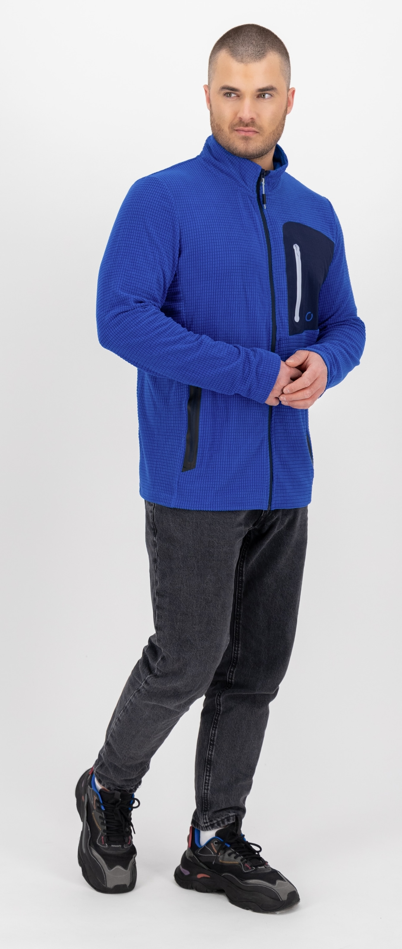 LPO Fleecejacke »SORREL MN«, hochgeschlossener Kragen