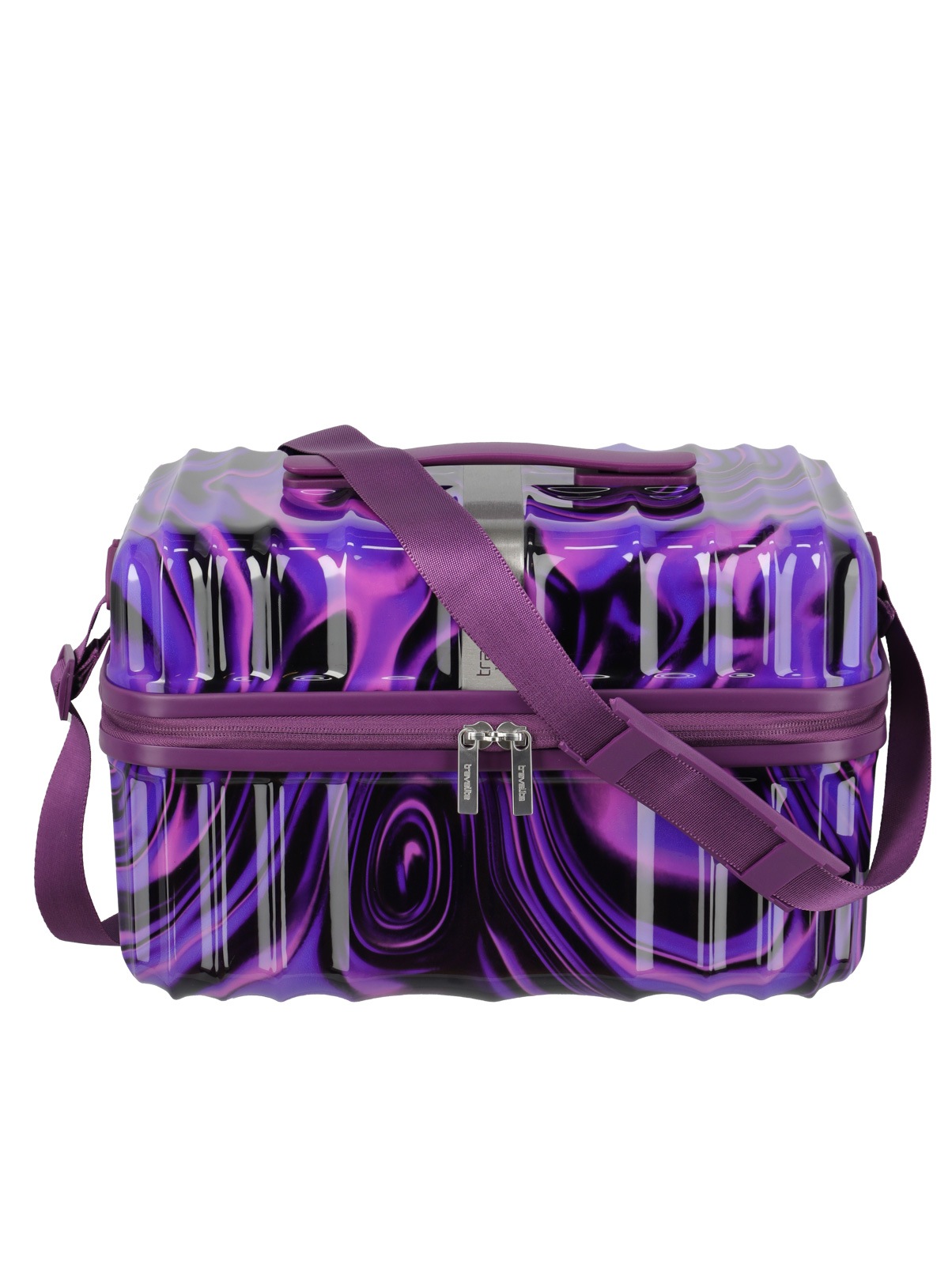 TRAVELITE Damen Beautycase "LASCANA Edition"lila swirl, ABS, Taschen