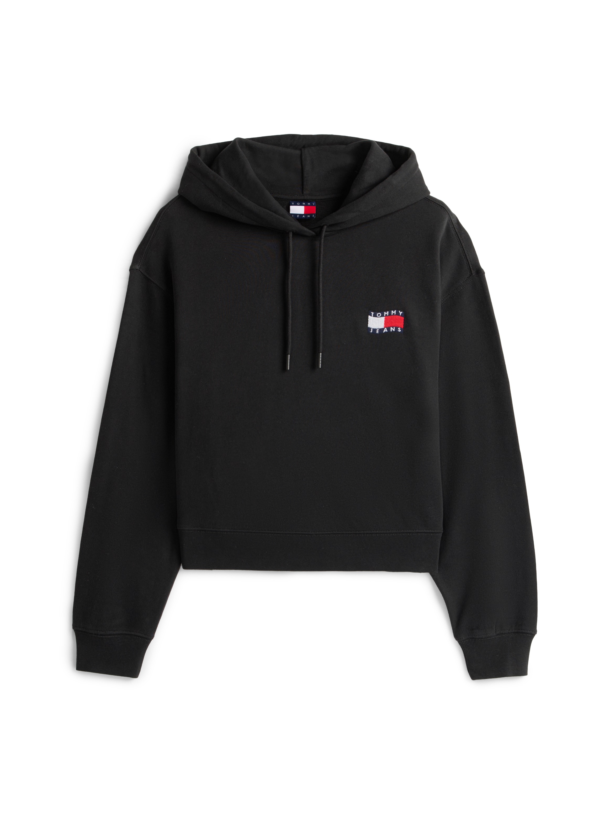 Tommy Jeans Kapuzensweatshirt »TJW RLX SH WAVY FLAG HOODIE«, im Relaxed Fit, Baumwoll-Qualität
