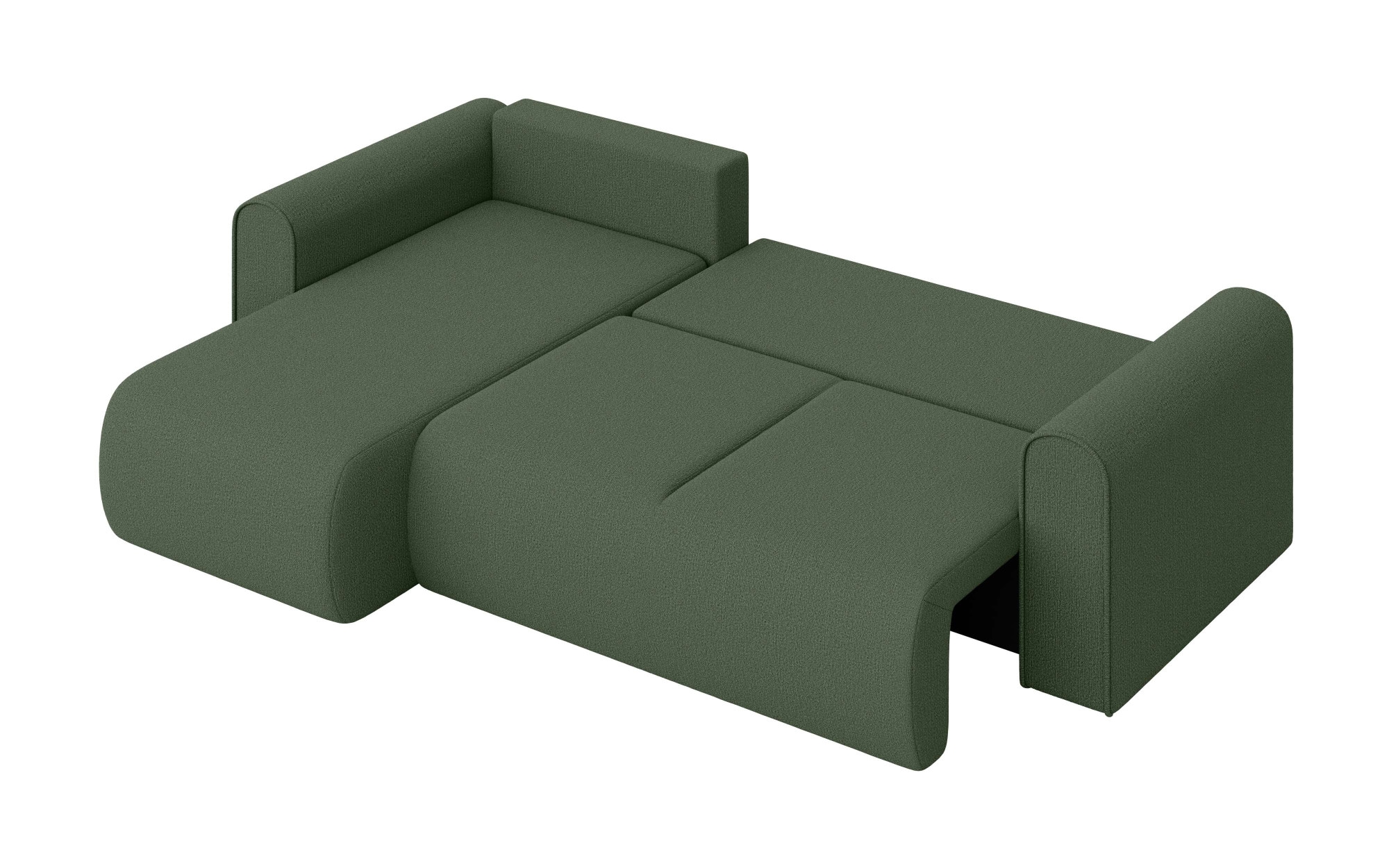 INOSIGN Ecksofa »Zacharia wahlweise Schlafsofa mit Bettkasten, B/T/H 250/166/86 cm«, L-Form mit Wellenunterfederung, Recamiere beidseitig montierbar