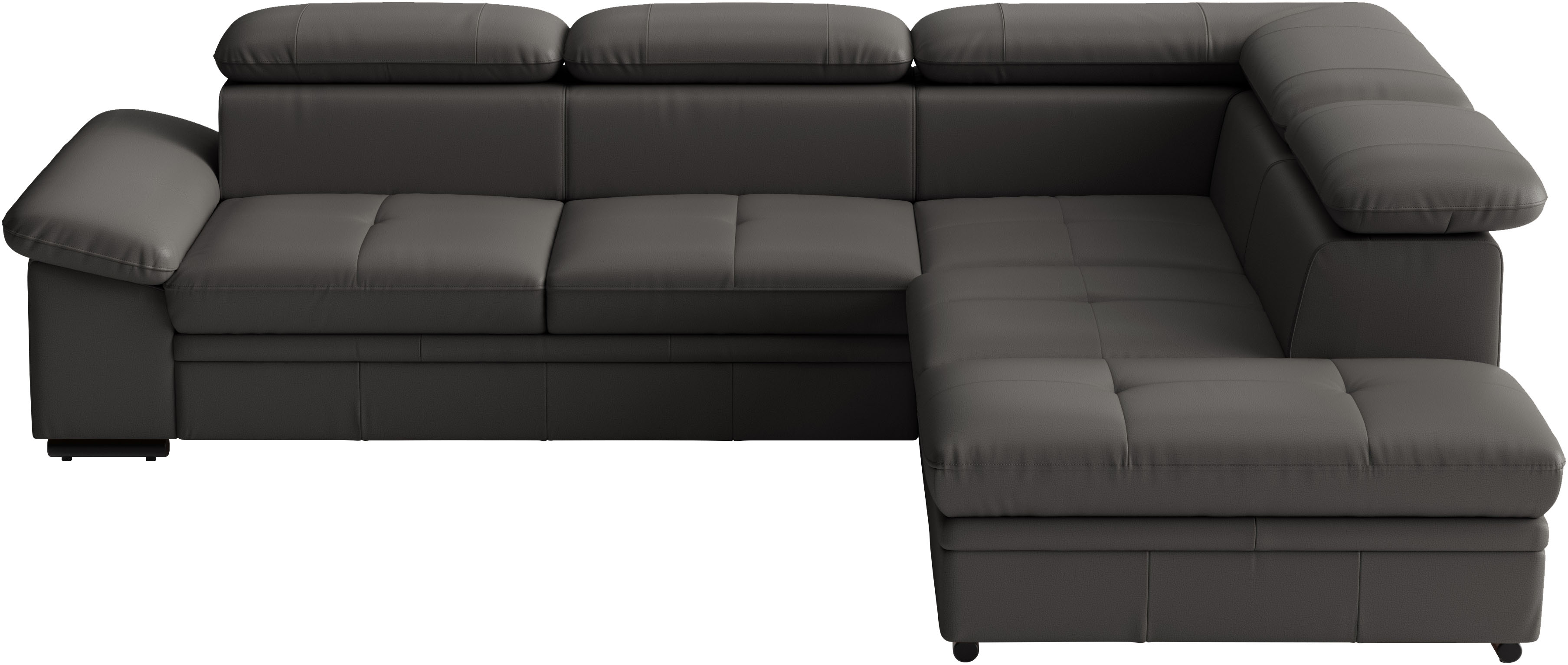 sit&more Ecksofa "Viola L-Form, B: 249 cm, Arm- & Kopfteilverstellung" optional mit Schlaffunktion