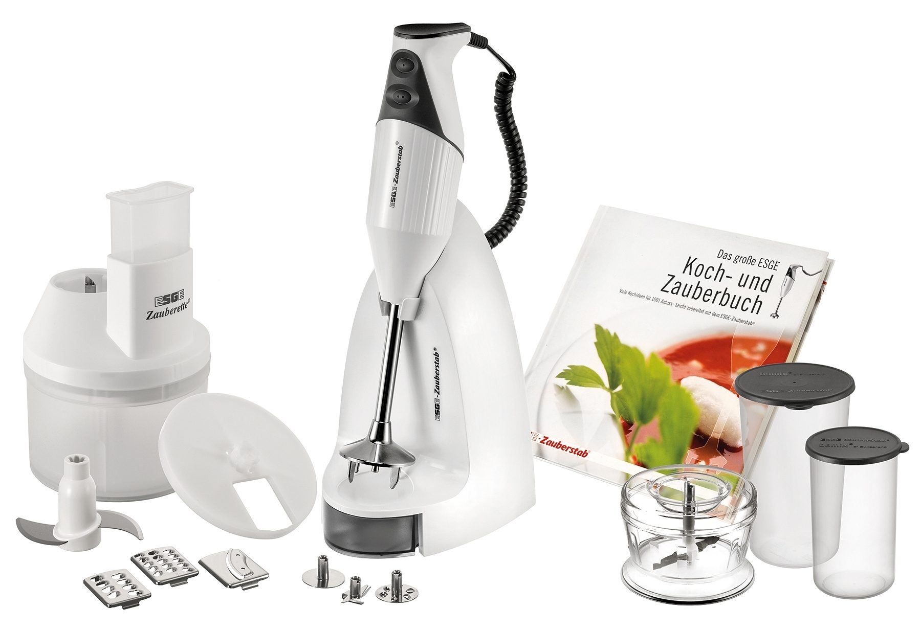 ESGE-ZAUBERSTAB Stabmixer "M 200 Superbox", H:35cm, grau, Mixer, bis 17.000 U/Min.