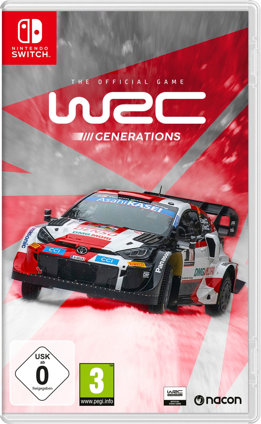 NACON Spielesoftware "WRC Generations", Nintendo Switch, rot, Spielesoftware