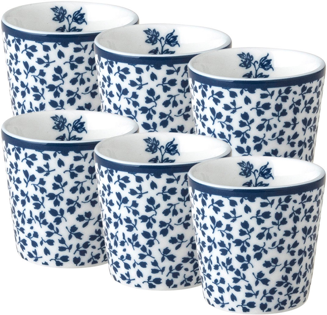 LAURA ASHLEY BLUEPRINT COLLECTABLES Eierbecher »Floris«, (Set, 6 tlg.), Porzellan