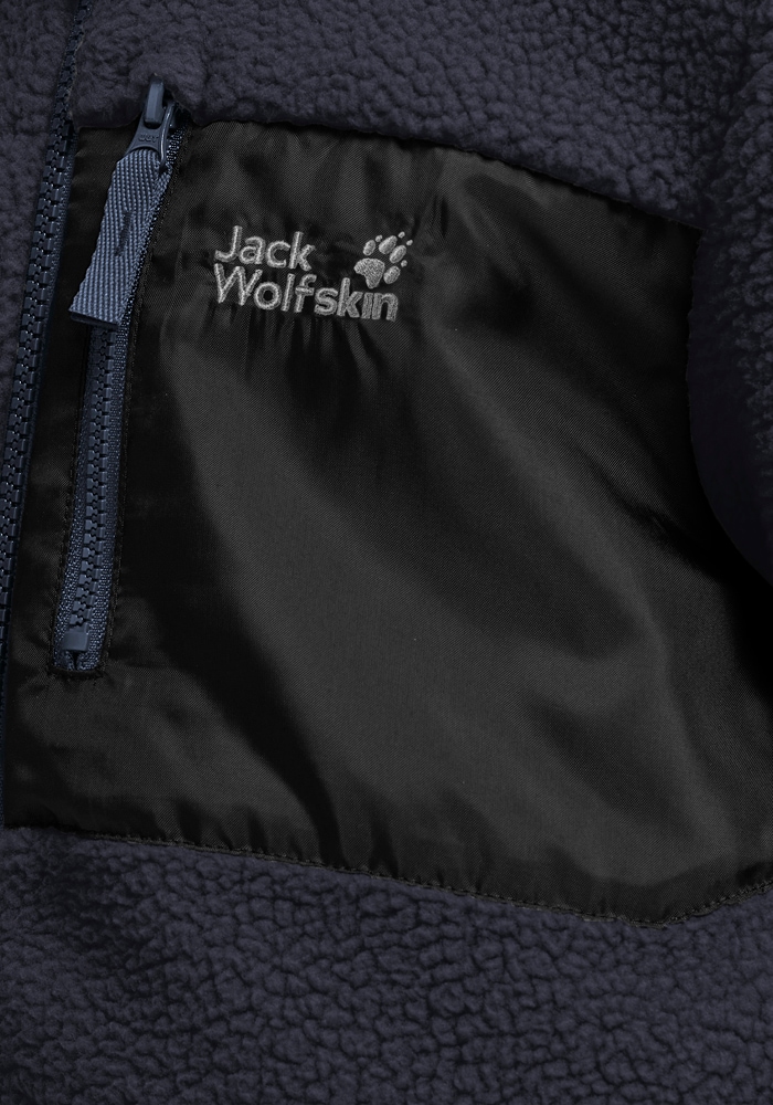 Jack Wolfskin Fleecejacke »LITE CURL FZ K« Atmungsaktiv, leicht, Übergangsjacke