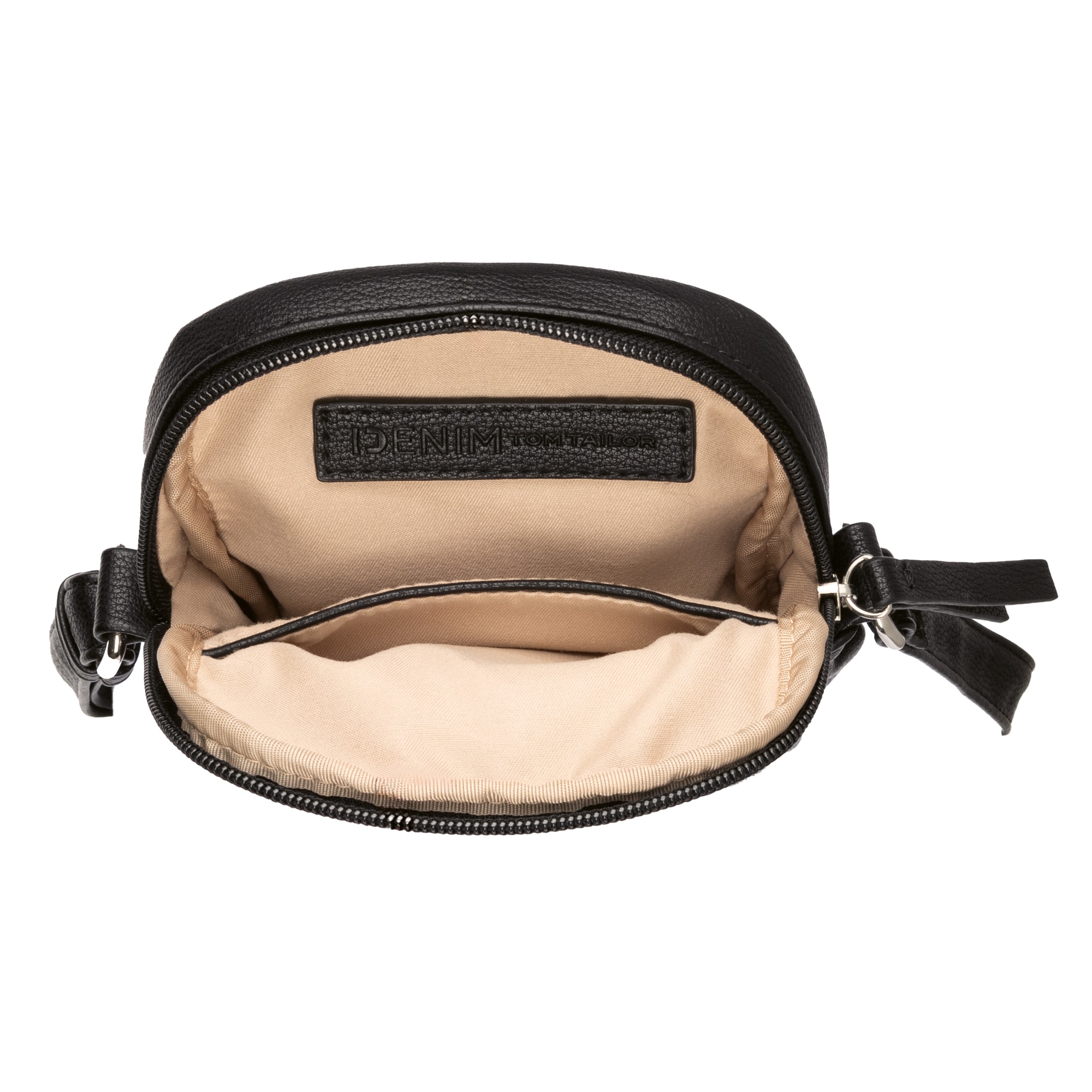 TOM TAILOR Denim Handytasche »Maxime«, aus glattem Lederimitat mit tonalem Logo in praktischen Formaten