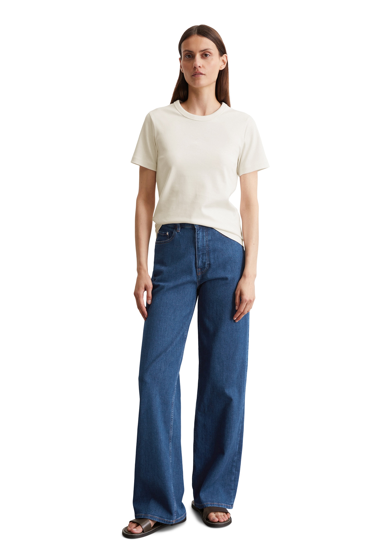 Marc O'Polo T-Shirt »aus Interlock-Jersey«