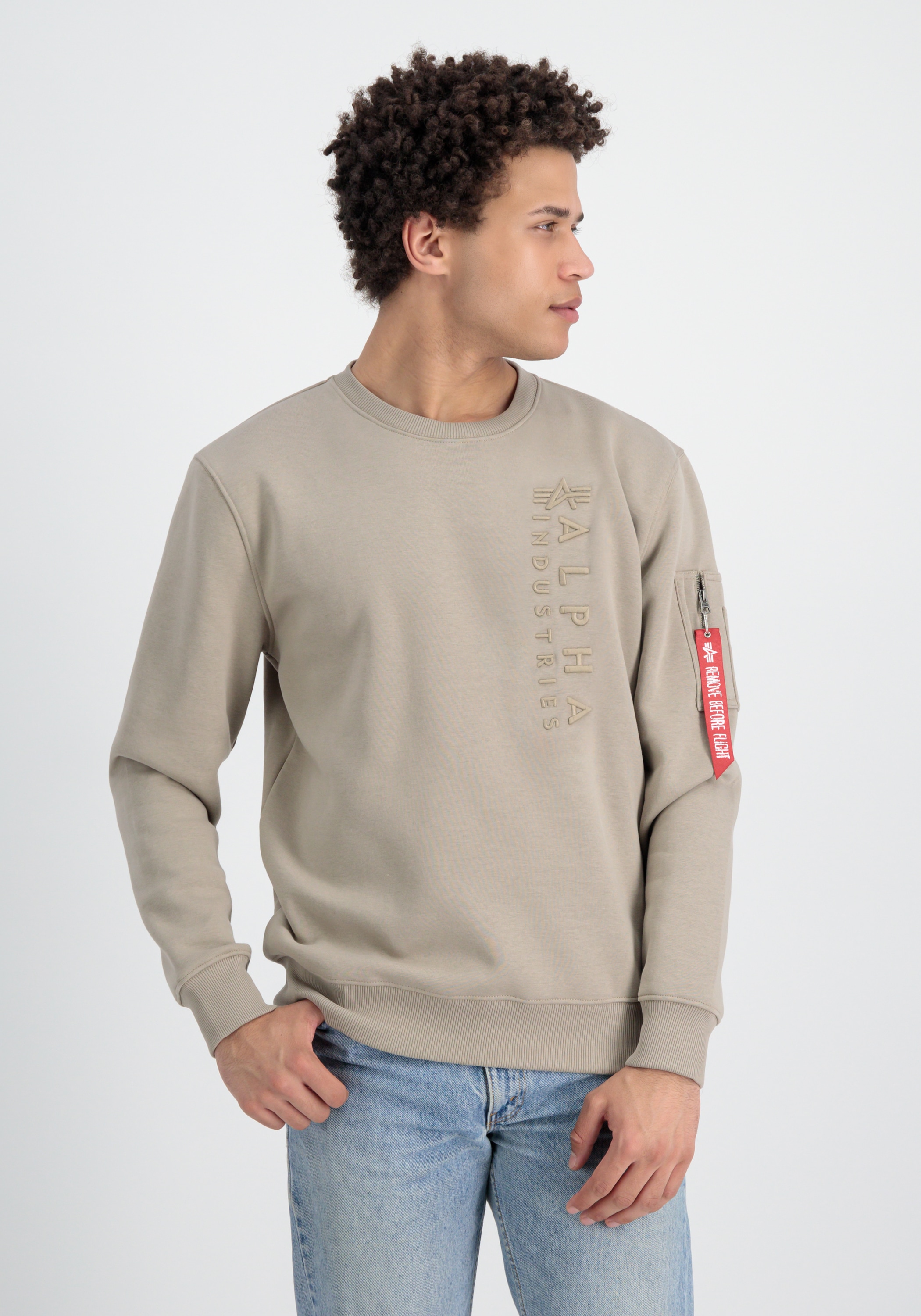 Alpha Industries Sweater »Alpha Industries Men - Sweatshirts Embroidery Sweater«