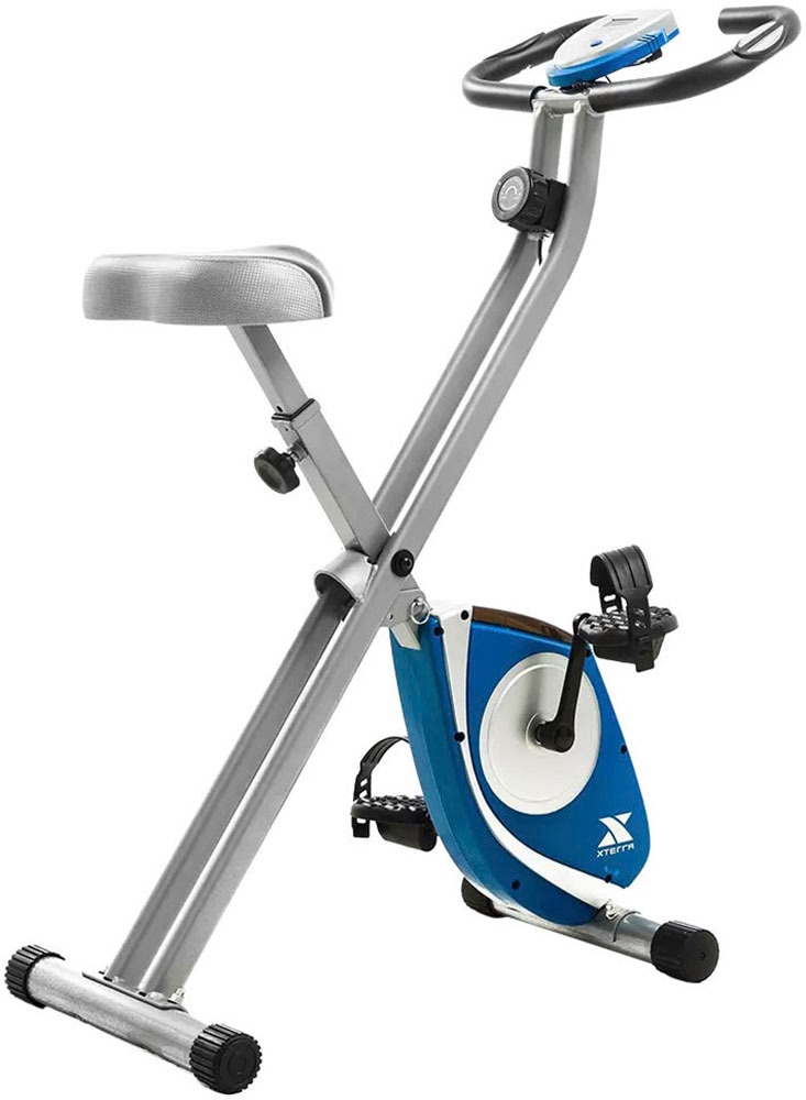 Xterra Fitness Heimtrainer "Xterra FB150 Klappfahrrad" Platzsparendes Design, geeignet für kleine Wohnungen
