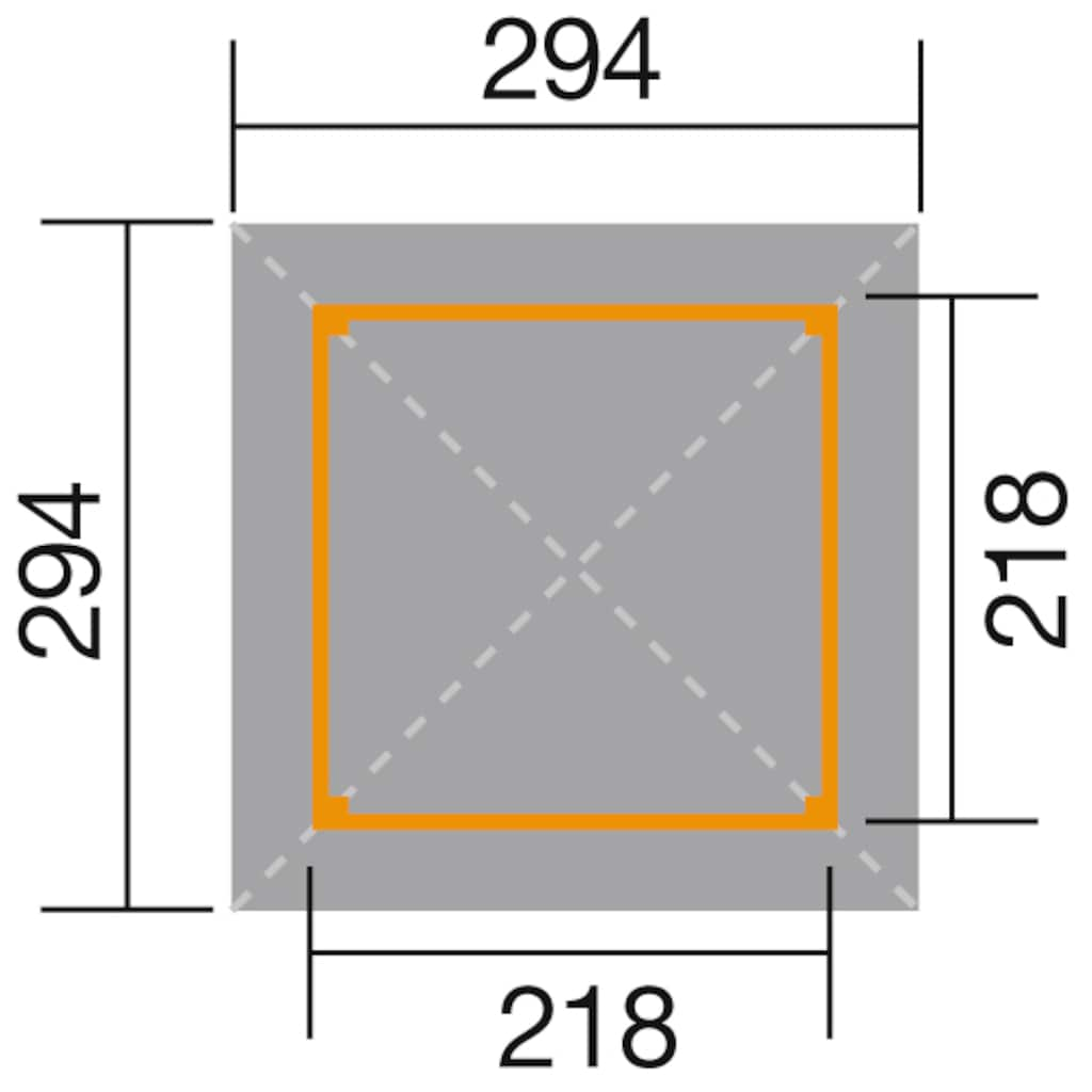 weka Pavillon »Gartenoase«, (Set)