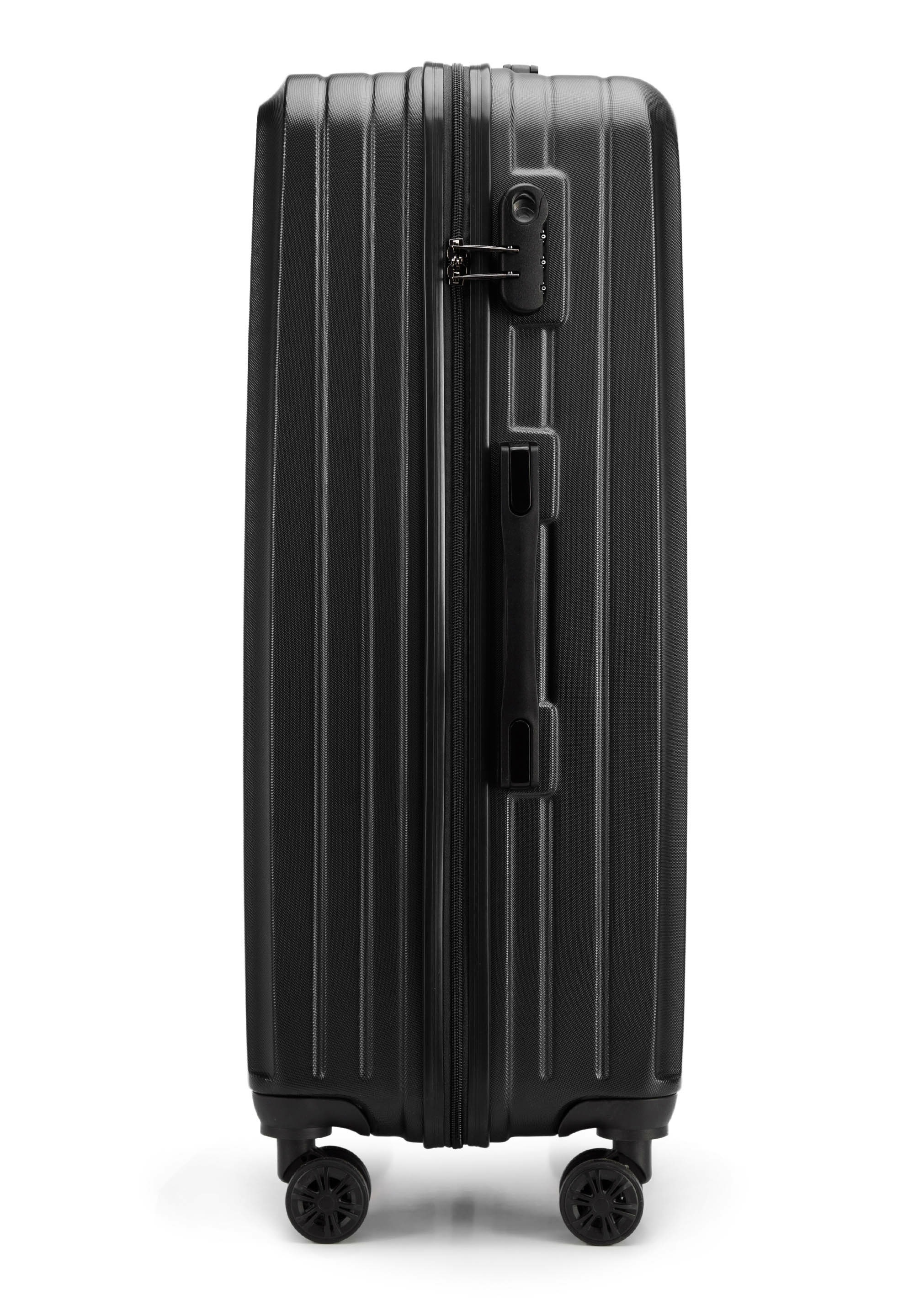 WITTCHEN Koffer »Circle line«, (nein), 4 Rollen, shimmering texture with diagonal stripes