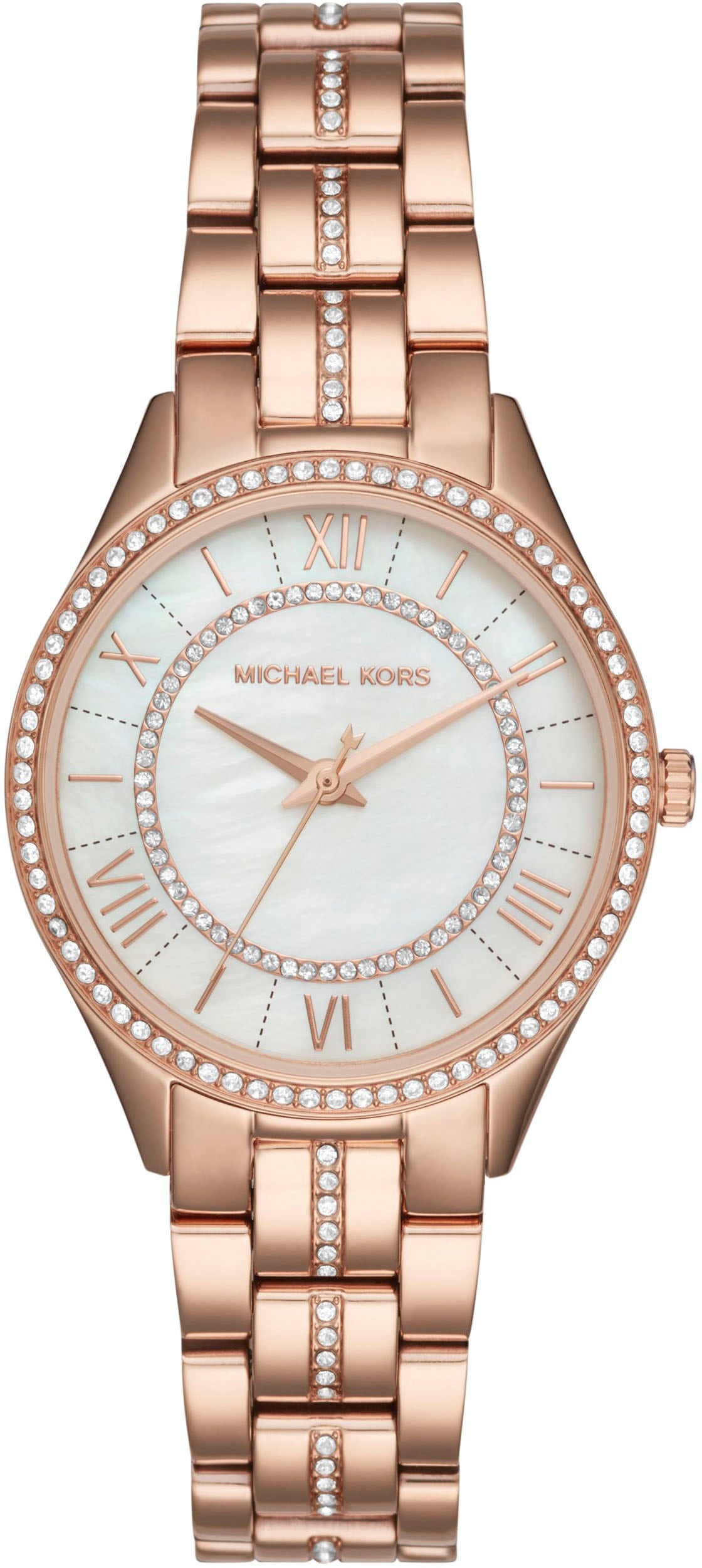 MICHAEL KORS Quarzuhr »LAURYN«, Armbanduhr, Damenuhr, analog