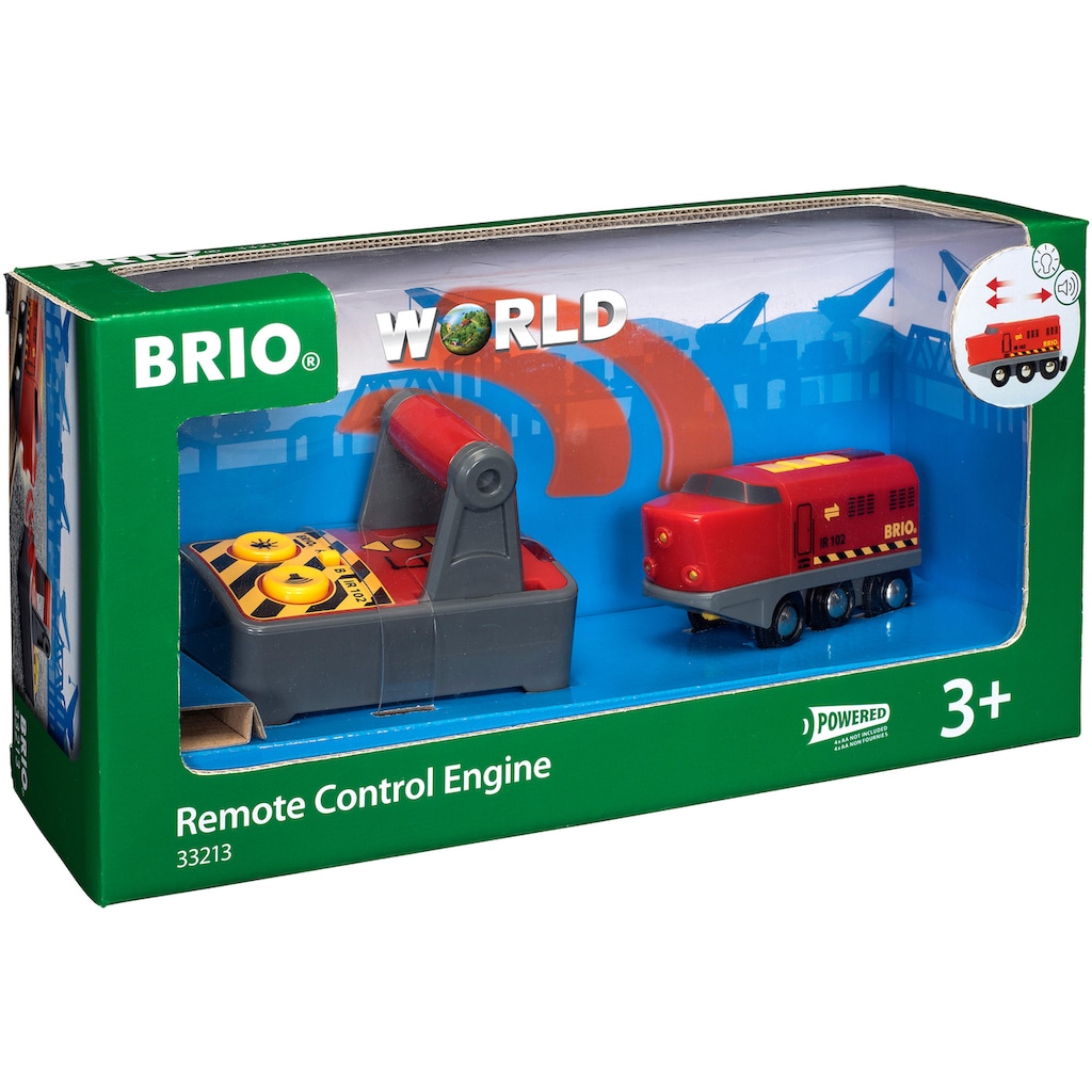 BRIO® Spielzeug-Eisenbahn »BRIO® WORLD, IR Frachtlok«, mit Licht und Soundfunktion, FSC® - schützt Wald - weltweit