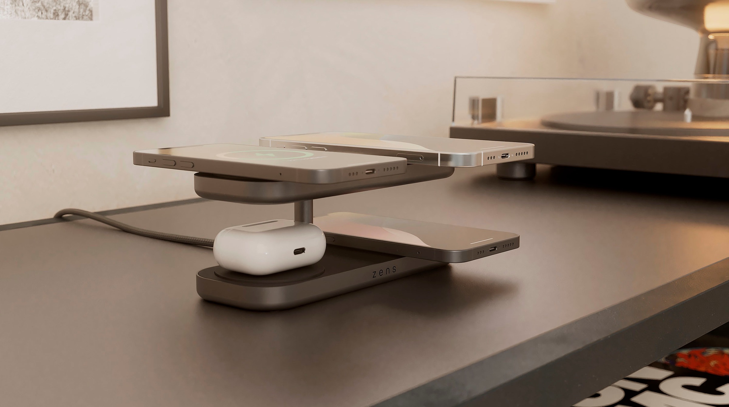 Zens Ladestation »Quattro Charger Pro 4«