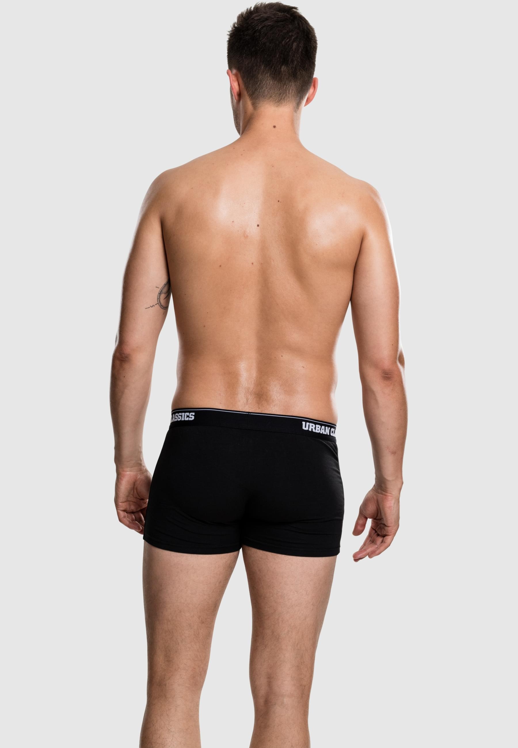 URBAN CLASSICS Boxershorts »Urban Classics Accessoires Modal Boxer Shorts Double-Pack«, (1 St.)