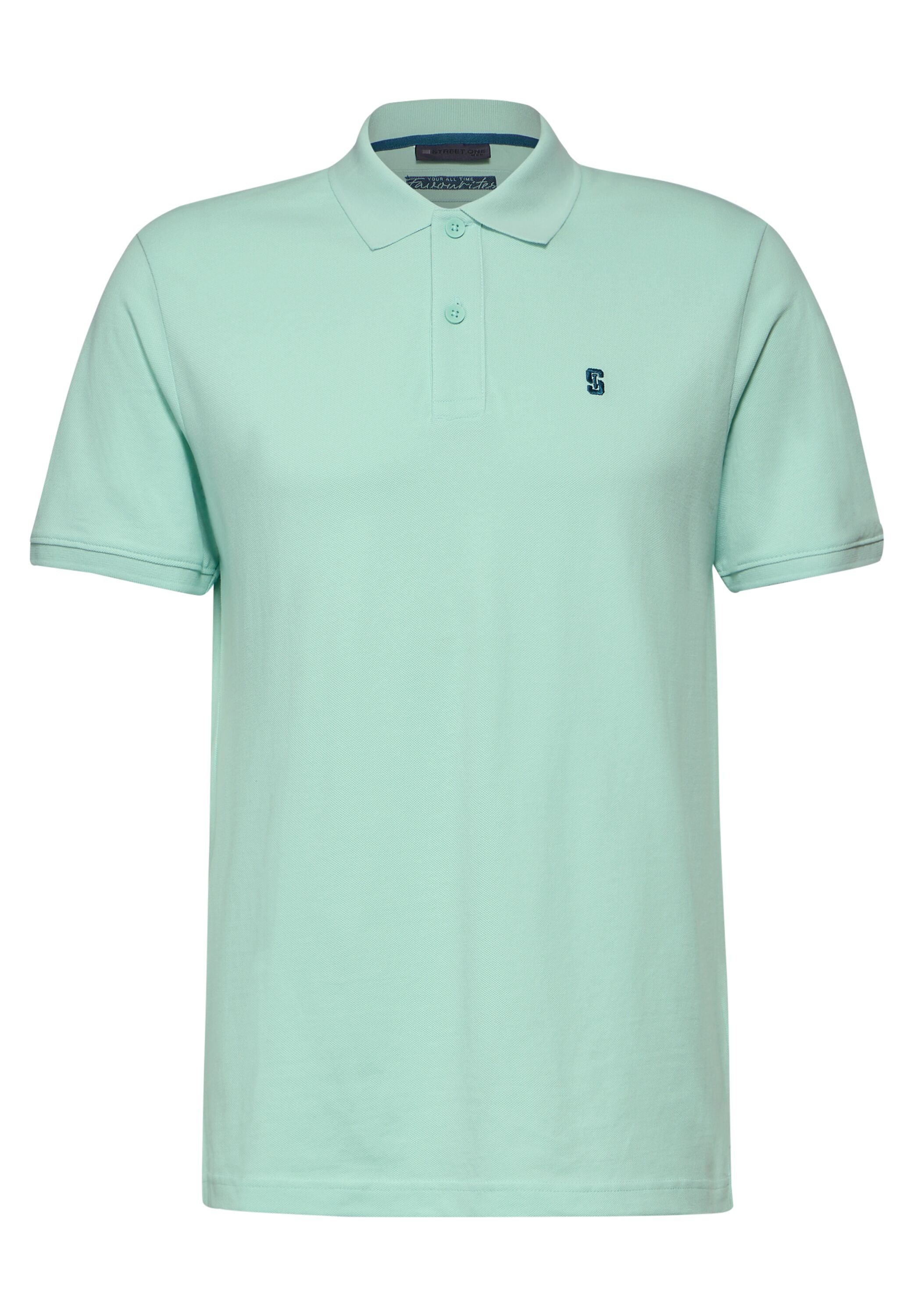 STREET ONE MEN Poloshirt, in Unifarbe