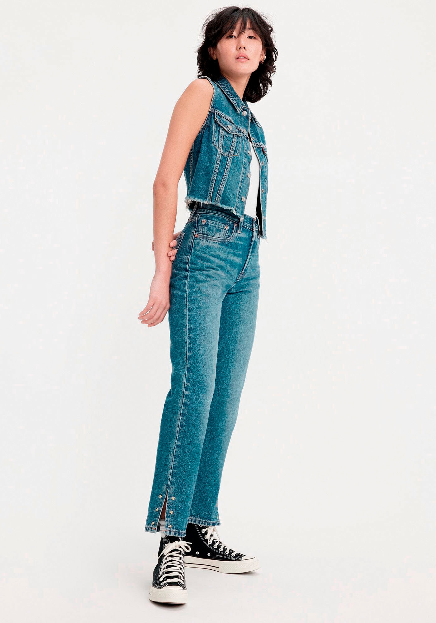 Levi's® 7/8-Jeans »501 Crop«, 501 Collection, 5-Pocket-Style