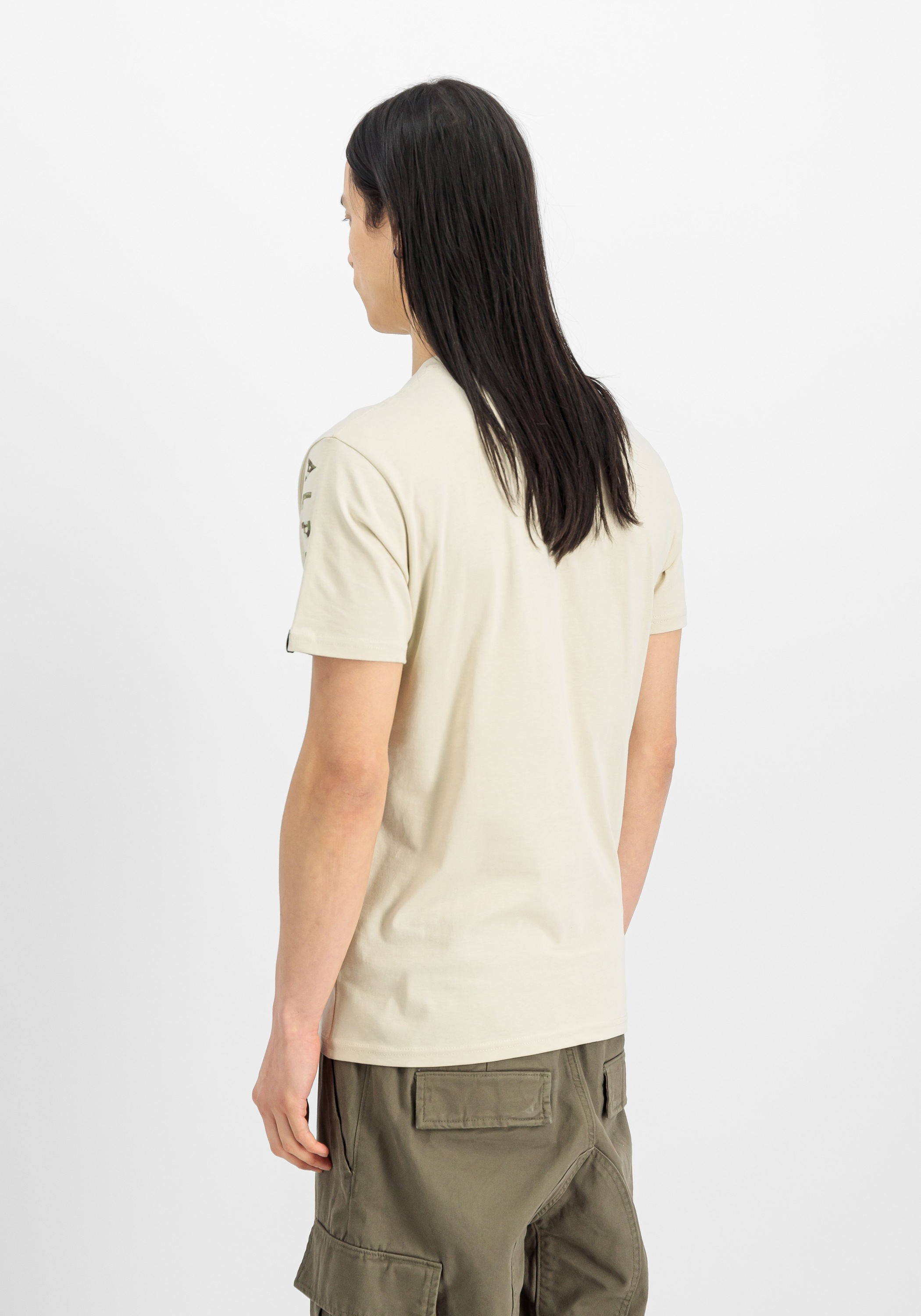Alpha Industries T-Shirt »Alpha Industries Men - T-Shirts Camo Sleeve T-Shirt«