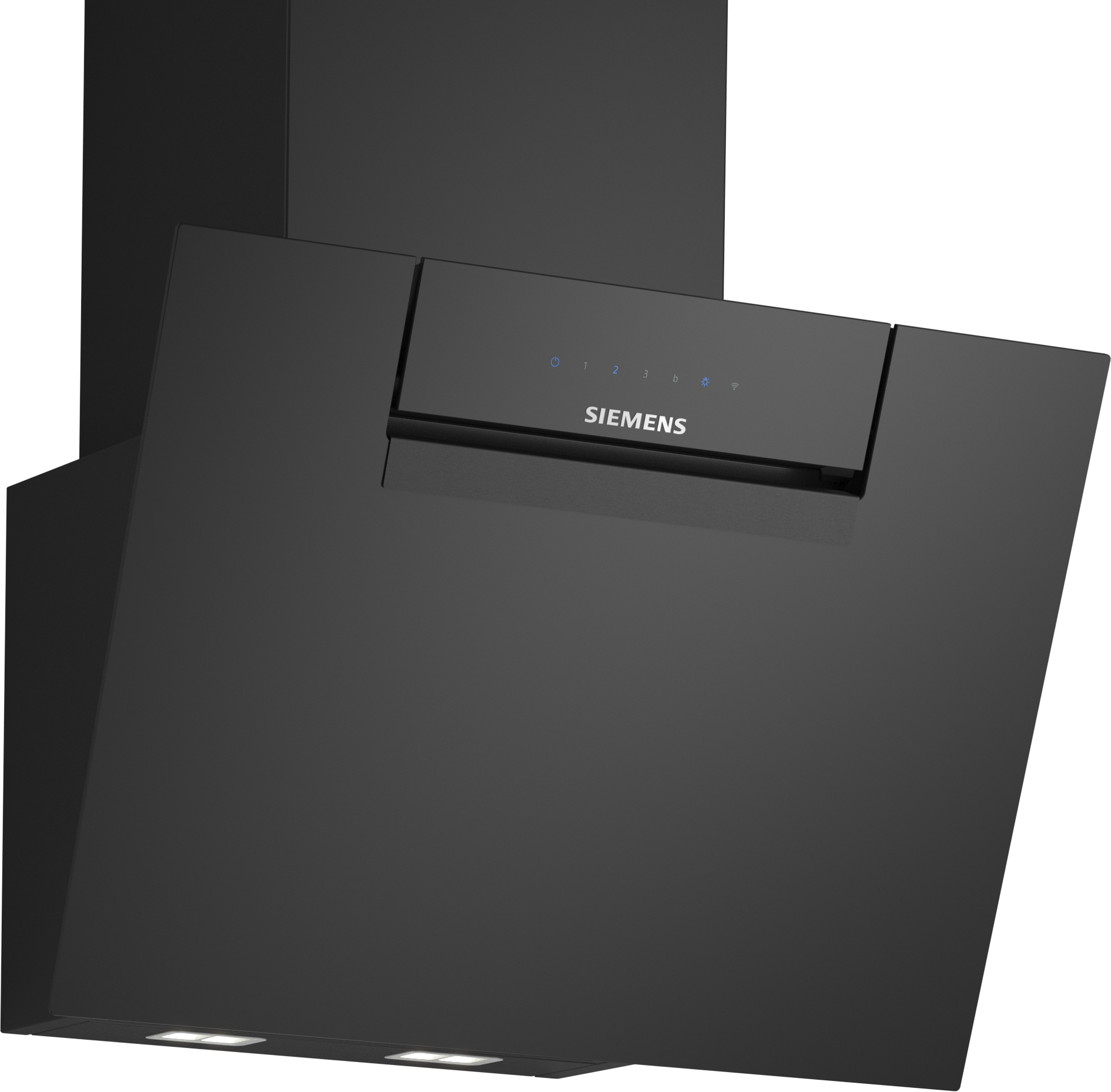 SIEMENS Kopffreihaube "LC67KFN60", B:59cm H:32cm T:43,3cm, silber, Dunstabzugshauben, Geruchs- & geräuscharme Küche dank iQdrive-Motor