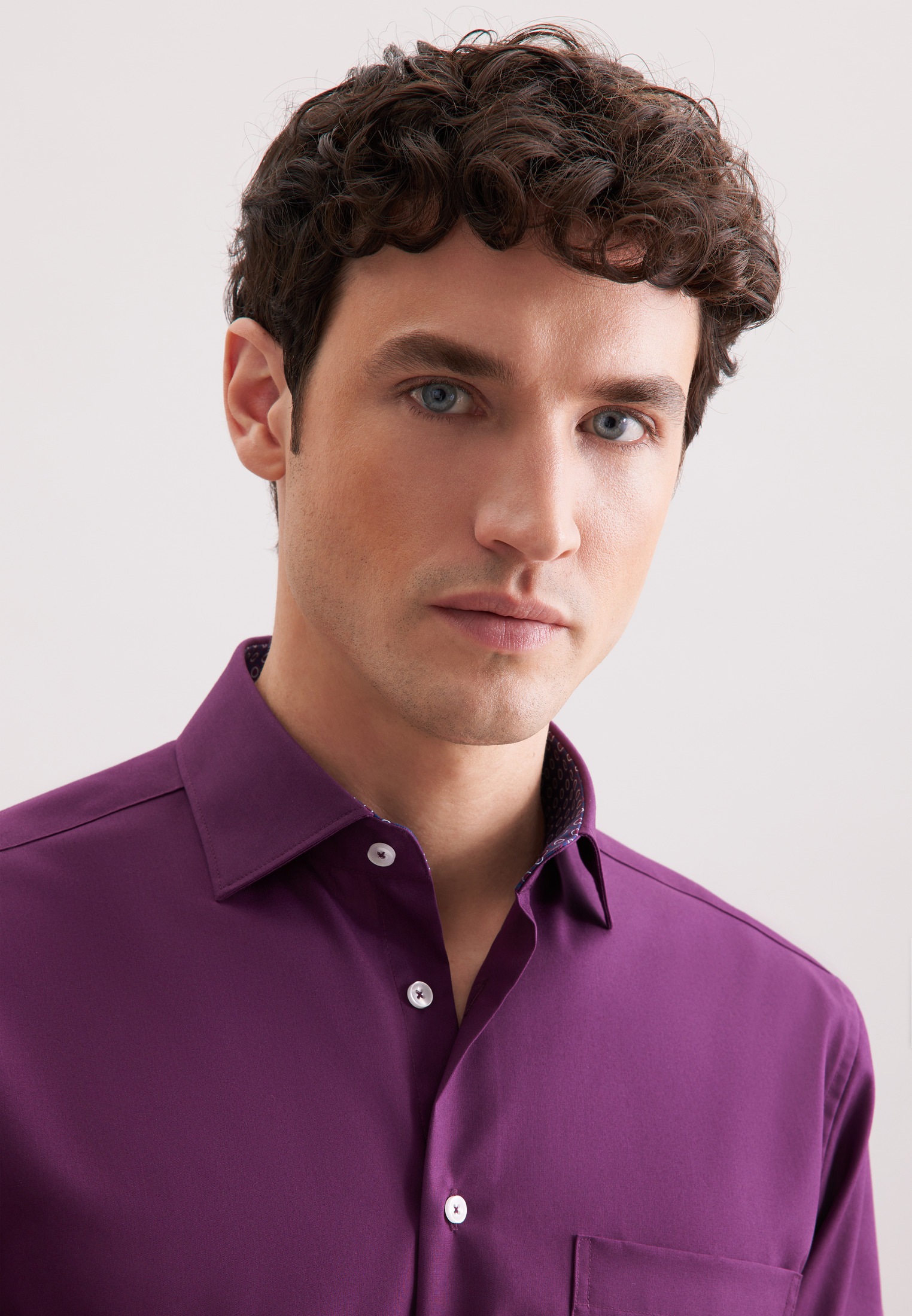 Thumbnail - seidensticker Businesshemd "Schwarze Rose" Regular 1/1 Kentkragen Uni