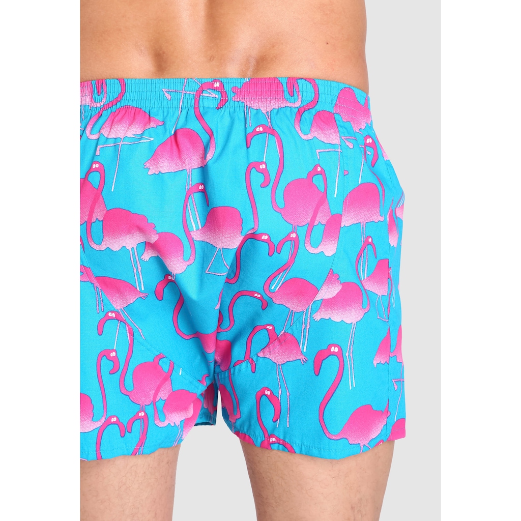 Lousy Livin Boxershorts »Flamingo«, mit trendigem Flamingo-Print