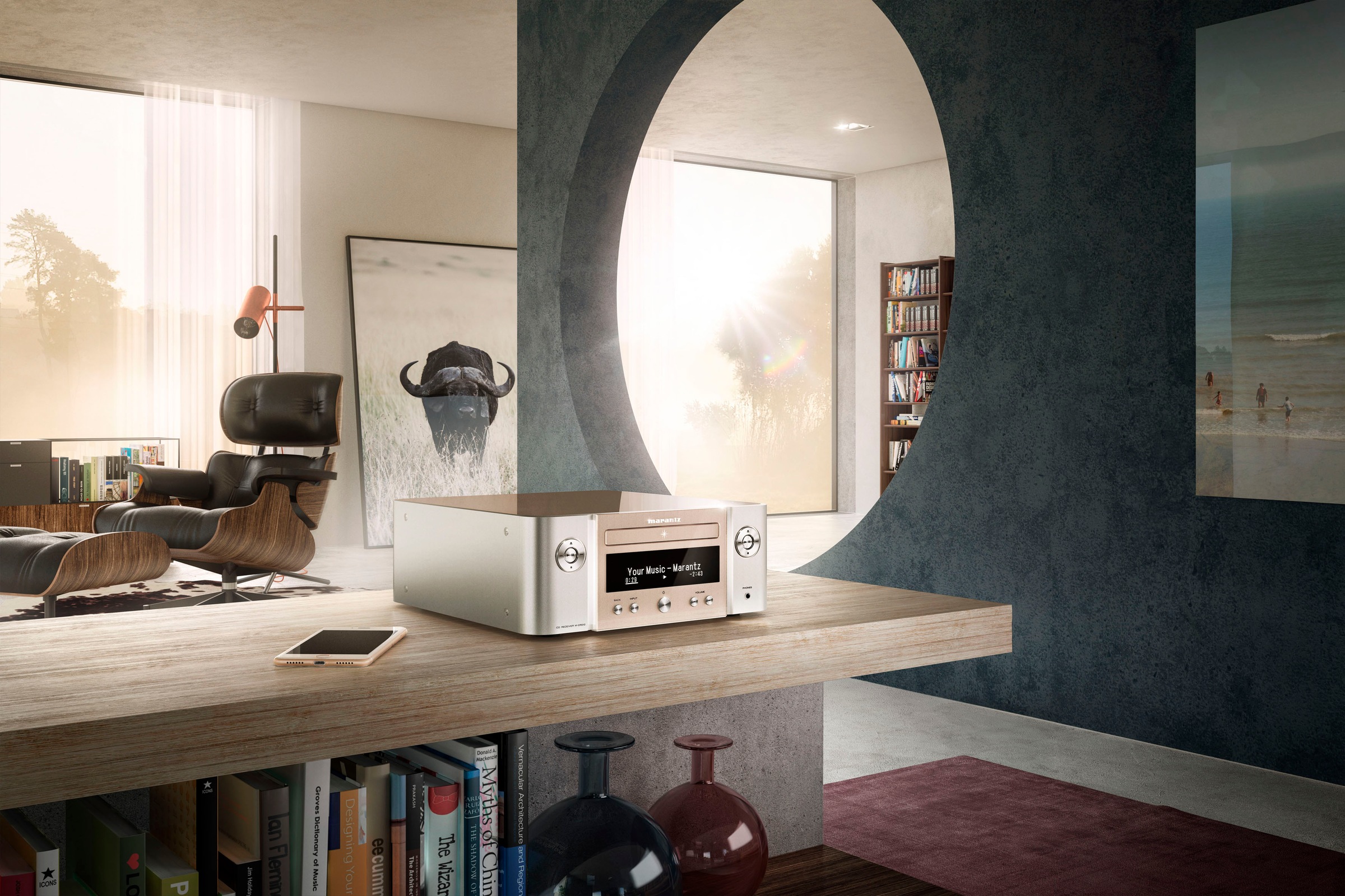 Marantz Netzwerk-Receiver »M-CR612«, 2.0, (Bluetooth-WLAN-LAN (Ethernet)