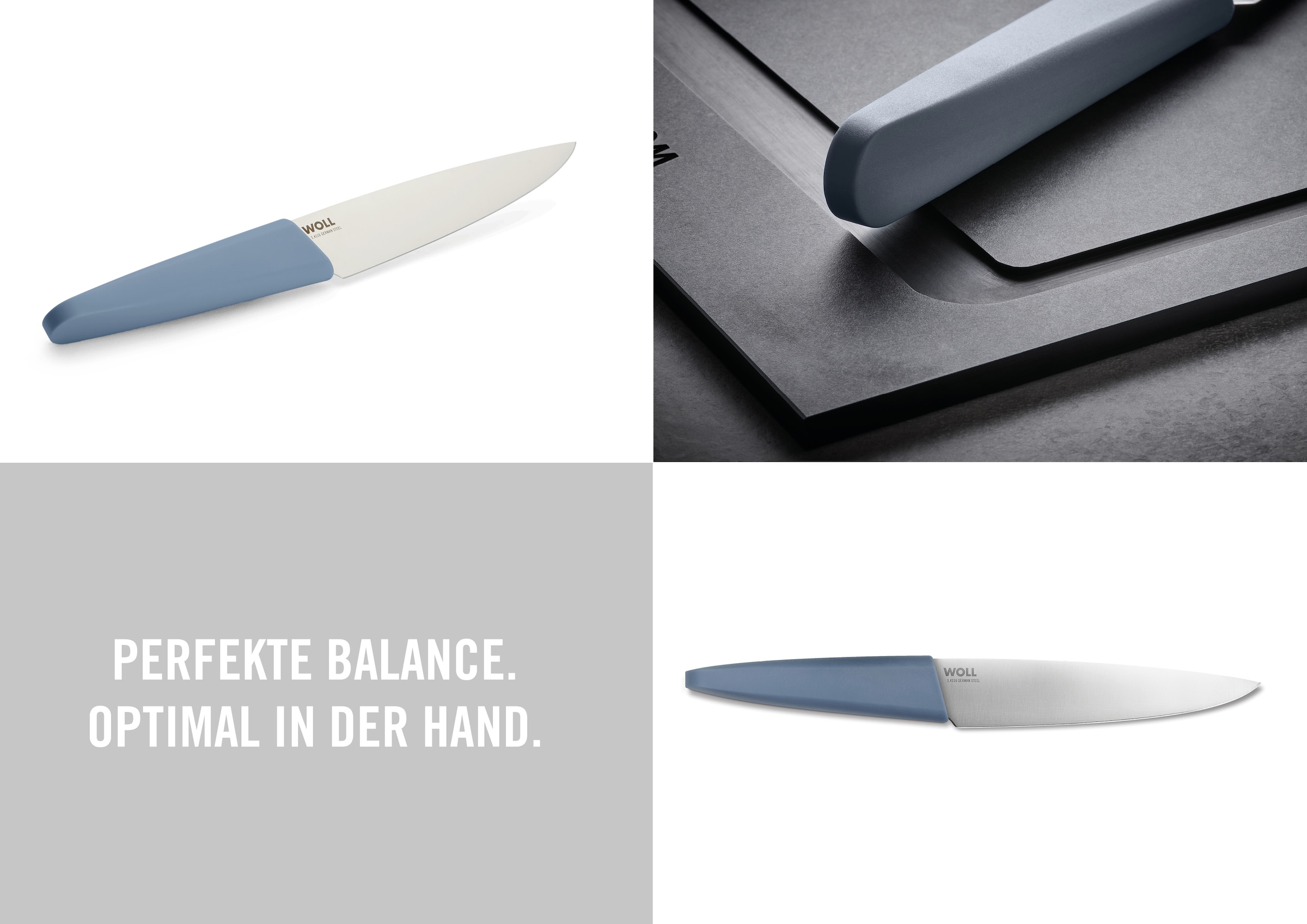 WOLL Kochmesser »Cutting Edge«, (1 tlg.), aus deutschem Edelstahl gemäß DIN 1.4116