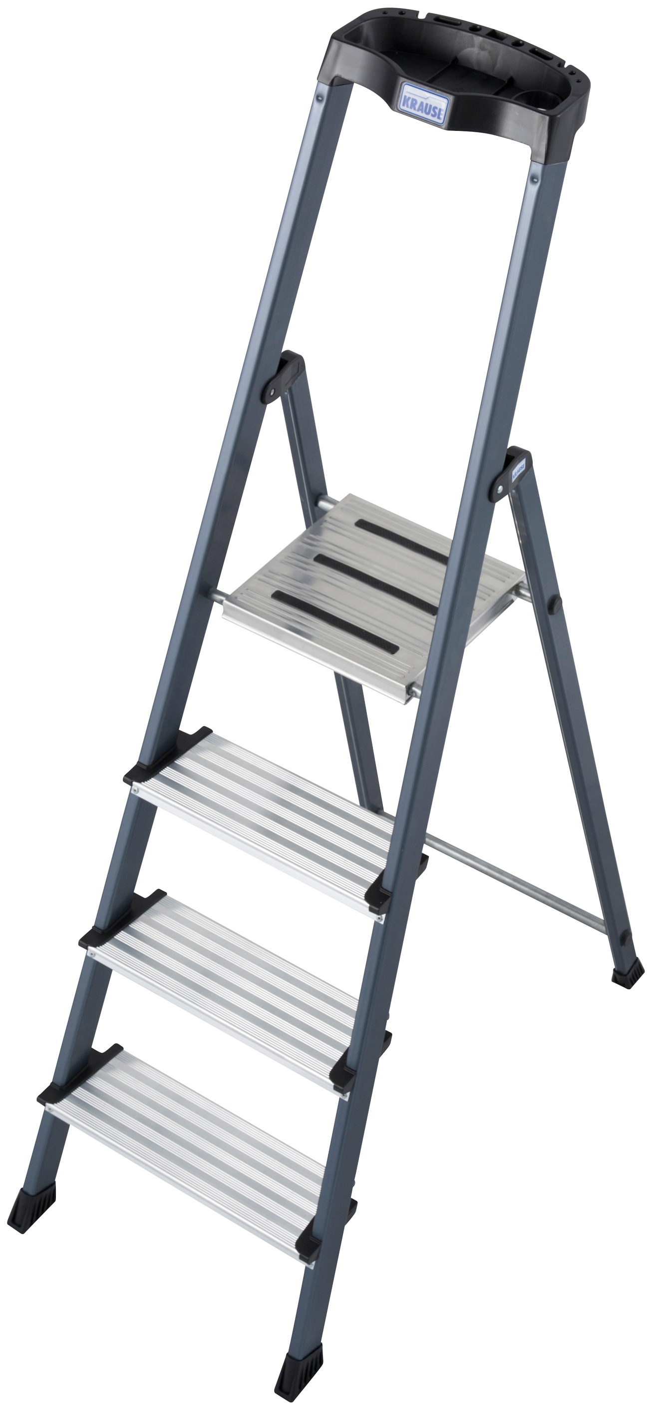 Stehleiter »Securo«, Alu eloxiert, 1x4 Stufen, Arbeitshöhe ca. 285 cm