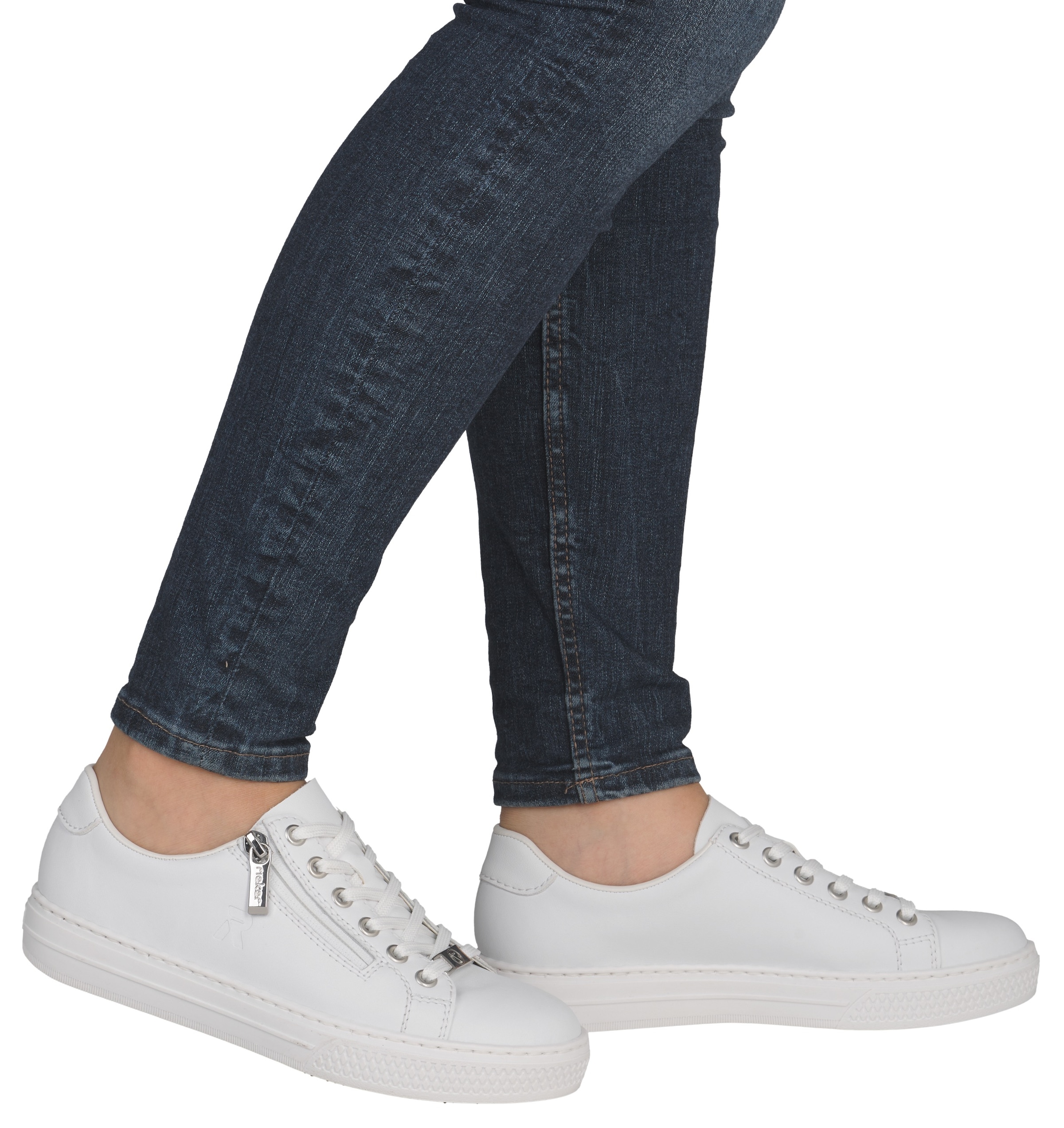 Rieker Sneaker  mit Memosoft-Innensohle, Freizeitschuh, Halbschuh, Schnürschuh