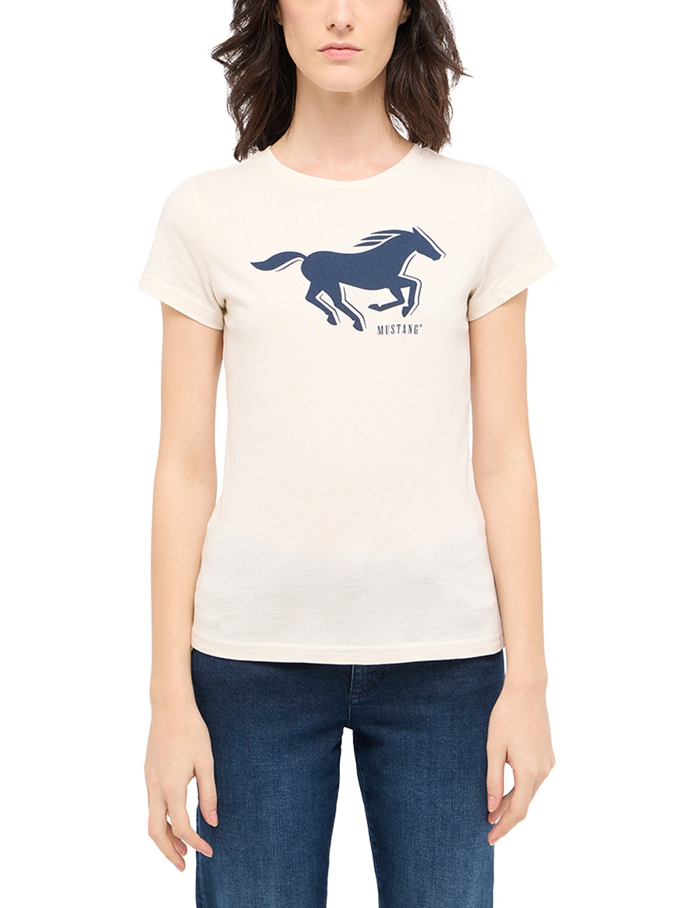 MUSTANG Kurzarmshirt »Damen Style Loa«