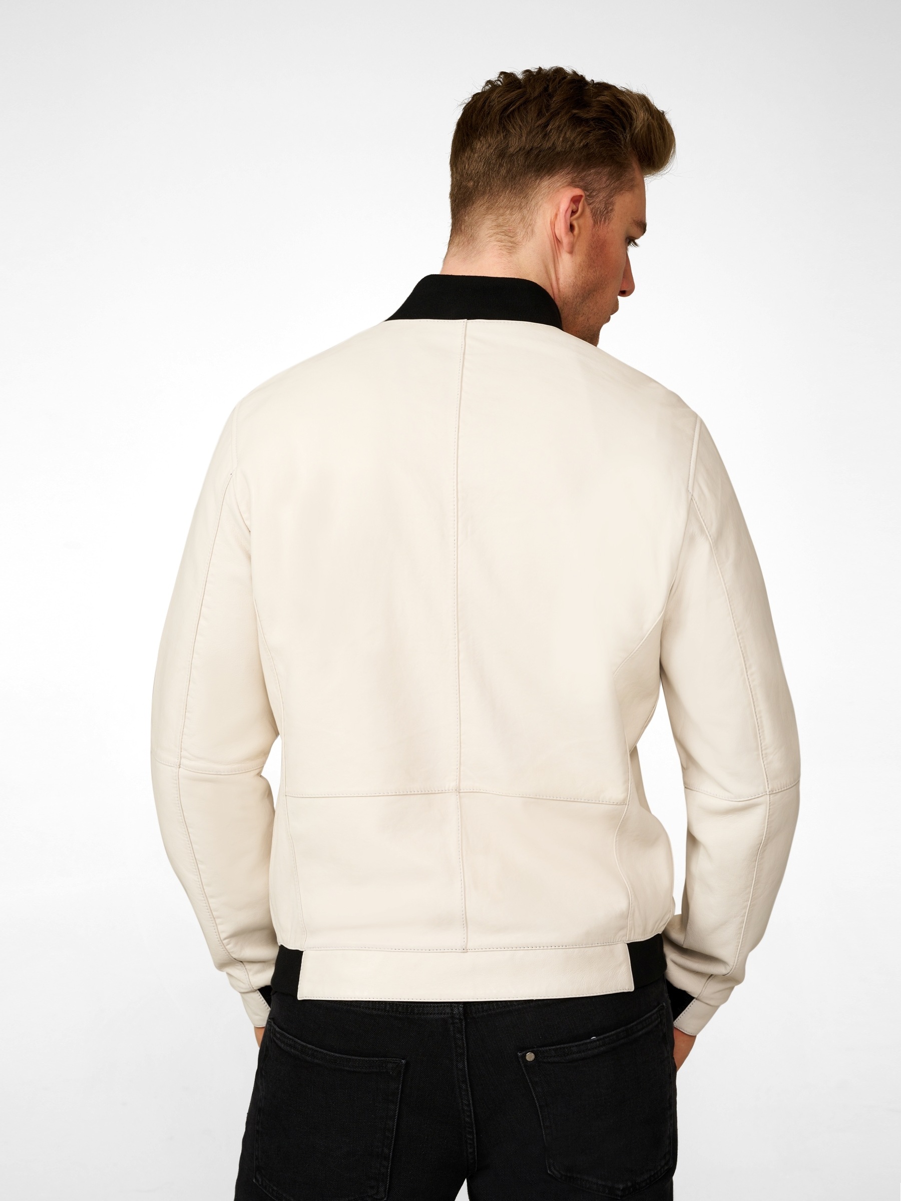 RICANO Blouson »Lederjacke Durano« ohne Kapuze Handgefertigt aus echtem Leder