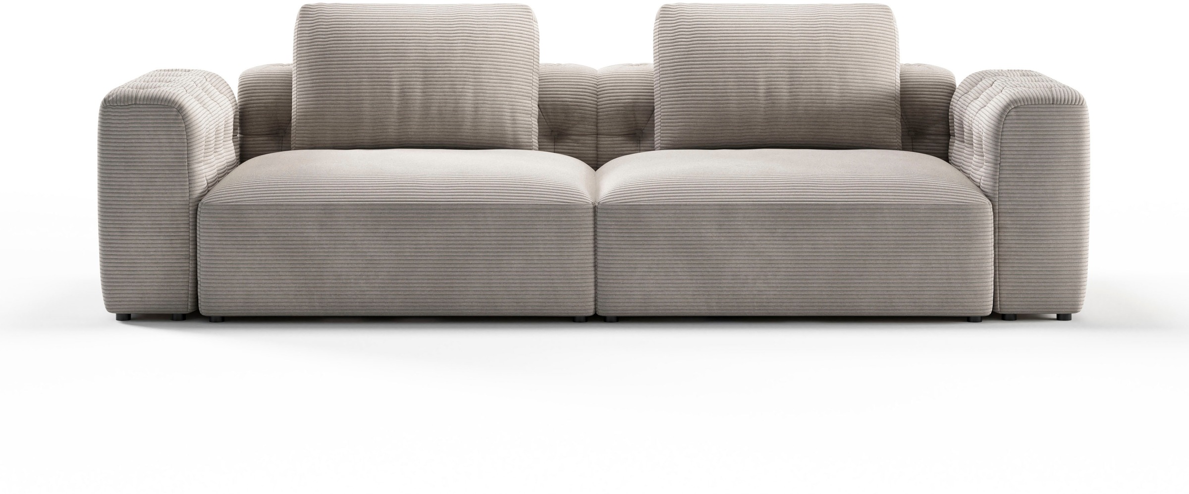 RAUM.ID 2,5-Sitzer »Cushid«, Modulsofa, bestehend aus 2 Teilen, Breite 268 cm