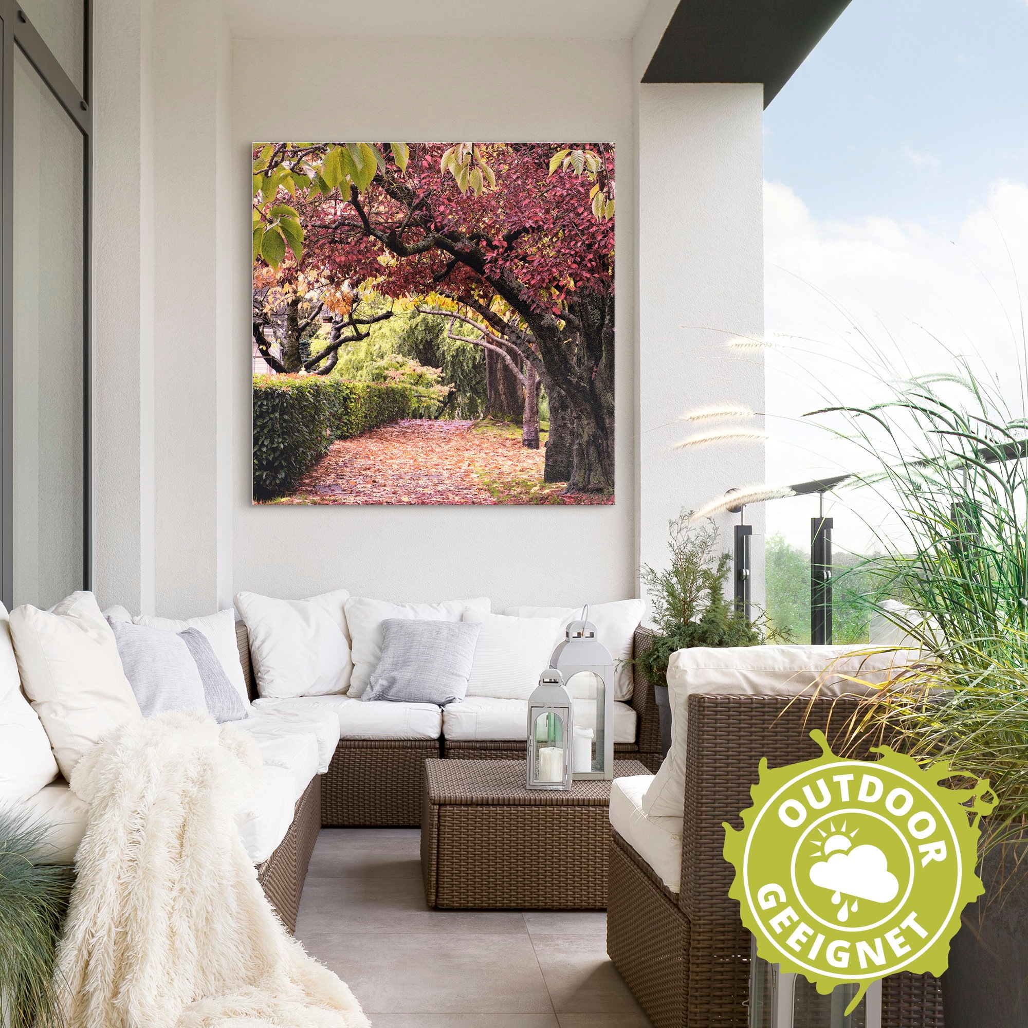 Artland Wandbild »Baumbogen«, Bäume, (1 St.), als Alubild, Outdoorbild, Leinwandbild, Poster in verschied. Größen