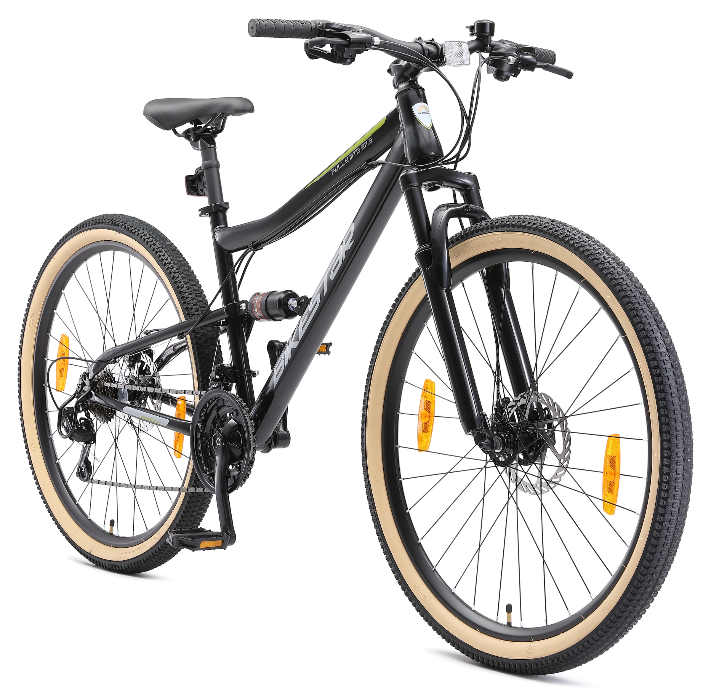 Bikestar Mountainbike 21 Gang Shimano RD-TY300 Schaltwerk Kettenschaltung für Damen und Herren, Kettenschaltung