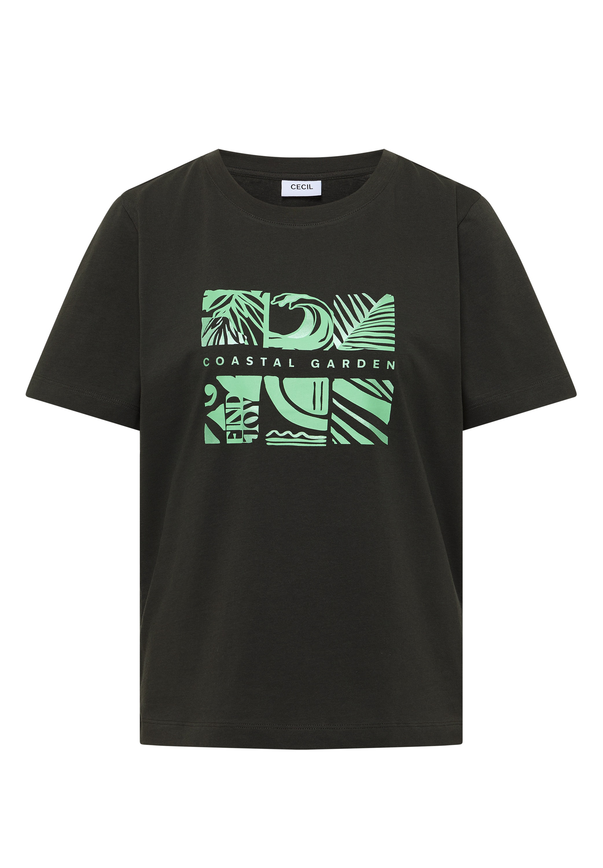 Cecil Print-Shirt aus reiner Baumwolle