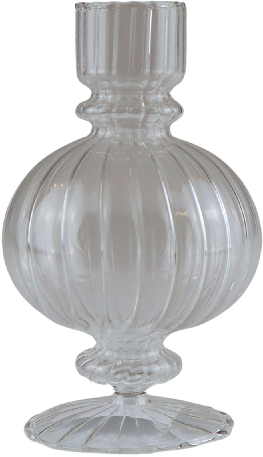 AM Design Dekovase »Tischvase aus Glas, Höhe ca. 17 cm«, (Set, 2 St.), Glasvase, Dekoobjekt