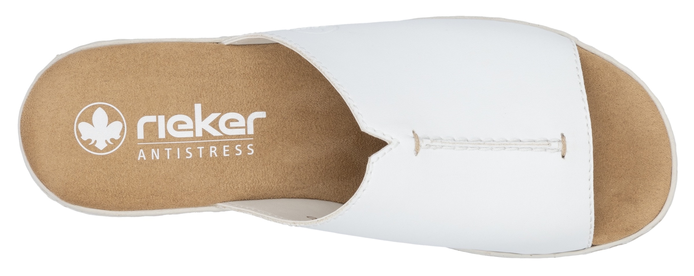 Rieker Keilpantolette, Sommerschuh, Hausschuh, Keilabsatz, zum Schlupfen