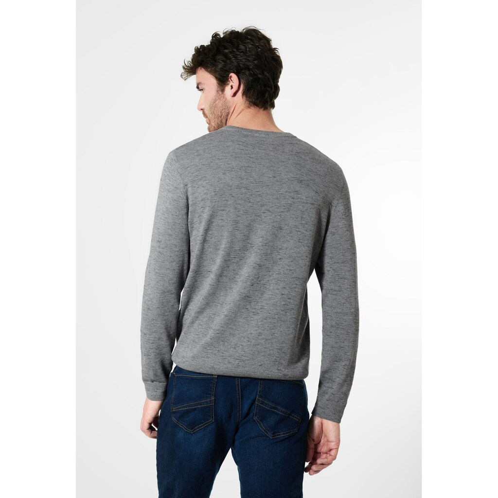 STREET ONE MEN V-Ausschnitt-Pullover