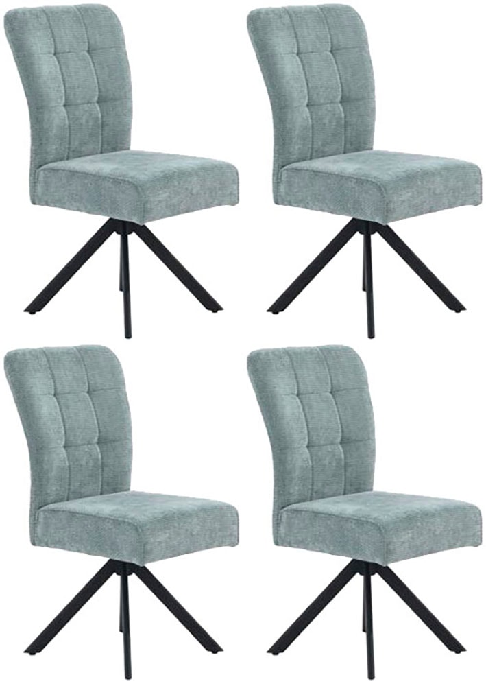Jockenhöfer Gruppe Drehstuhl "Becky (Set, 4 St.)", (Set), 4 St., Chenille, günstig online kaufen