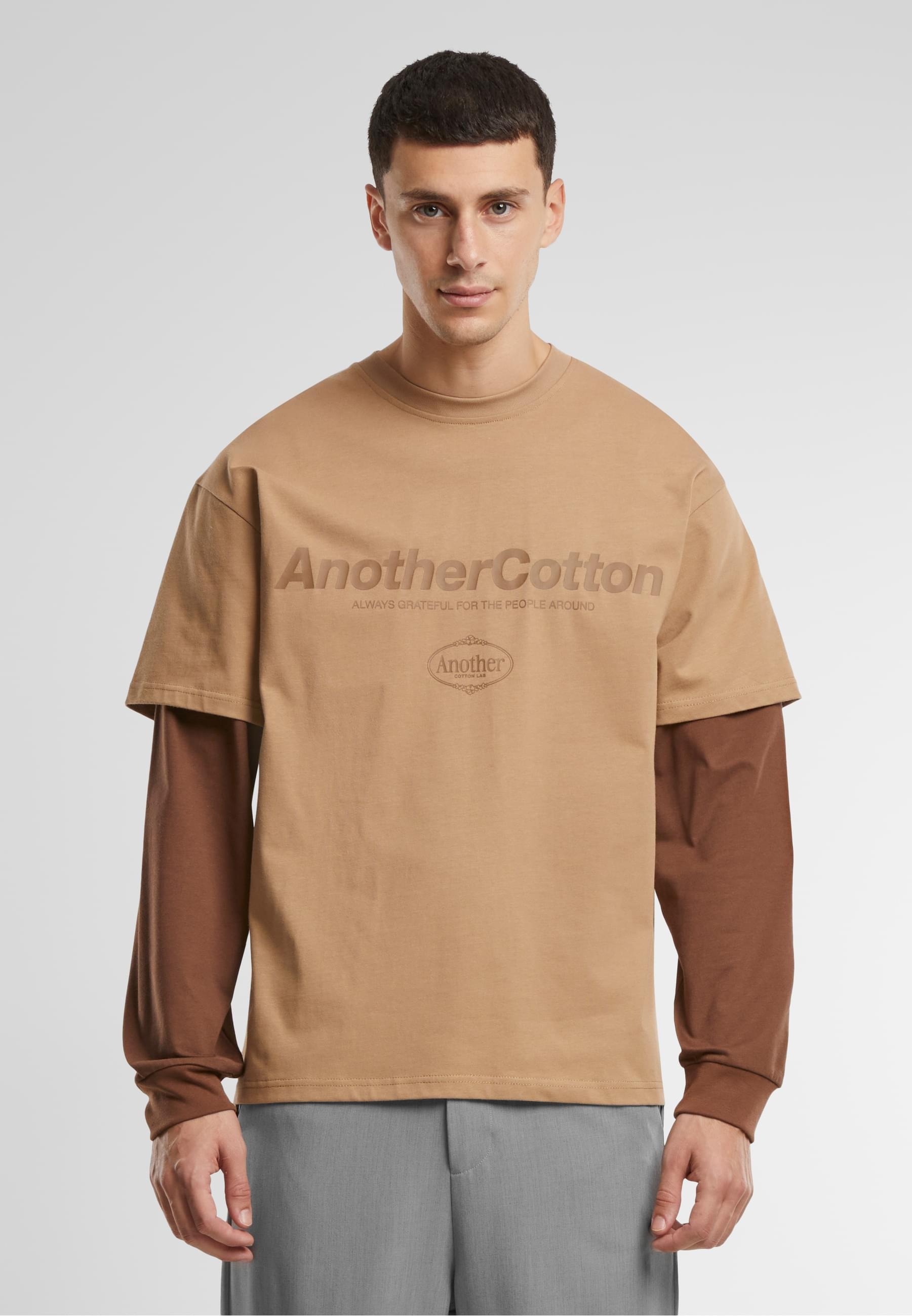 Another Cotton Lab Longsleeve »Another Cotton Lab Another Oversize Double Layer Longsleeve«, (1 tlg.)