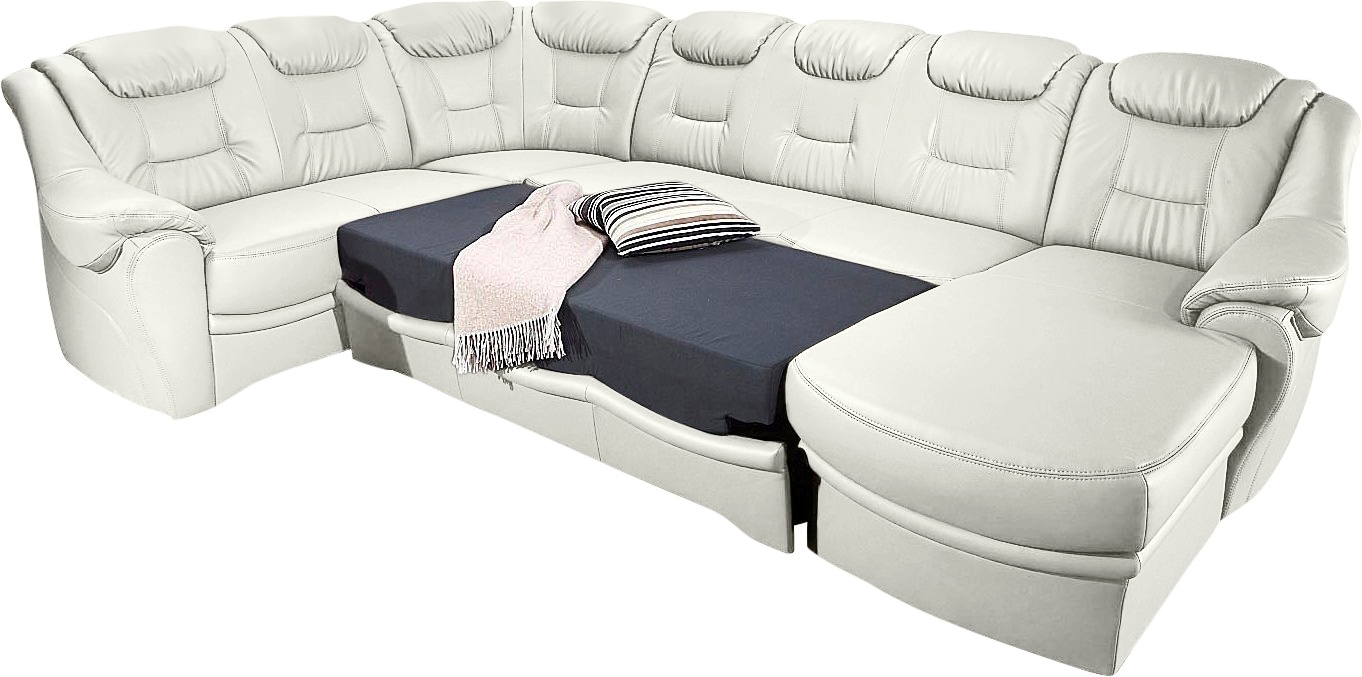 sit&more Wohnlandschaft »Bellevue U-Form«, wahlweise mit Bettfunktion