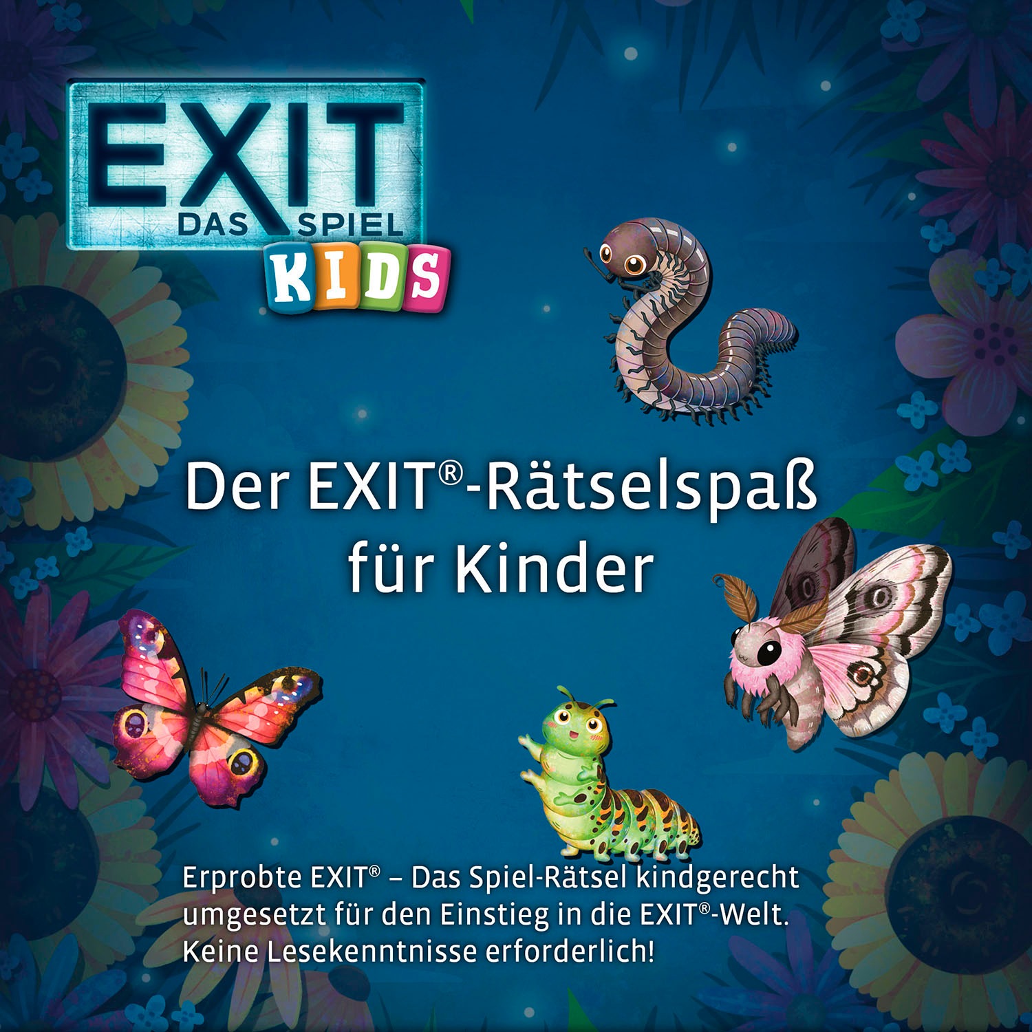Kosmos Spiel »EXIT® Kids Krabbeliger Rätselspaß« Made in Germany