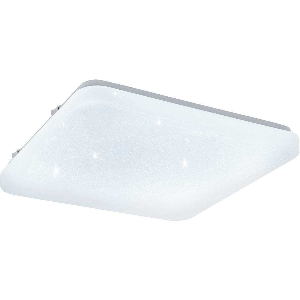 EGLO LED Deckenleuchte »FRANIA-S«, LED-Board, Warmweiß, weiß / L28 x H7 x B28 cm / inkl. 1 x LED-Platine (je 10W, 1100lm, 3000K) / Deckenlampe - Schlafzimmerlampe - Büroleuchte - Lampe - Schlafzimmer - Küche - Flur - Flurlampe - Küchenlampe