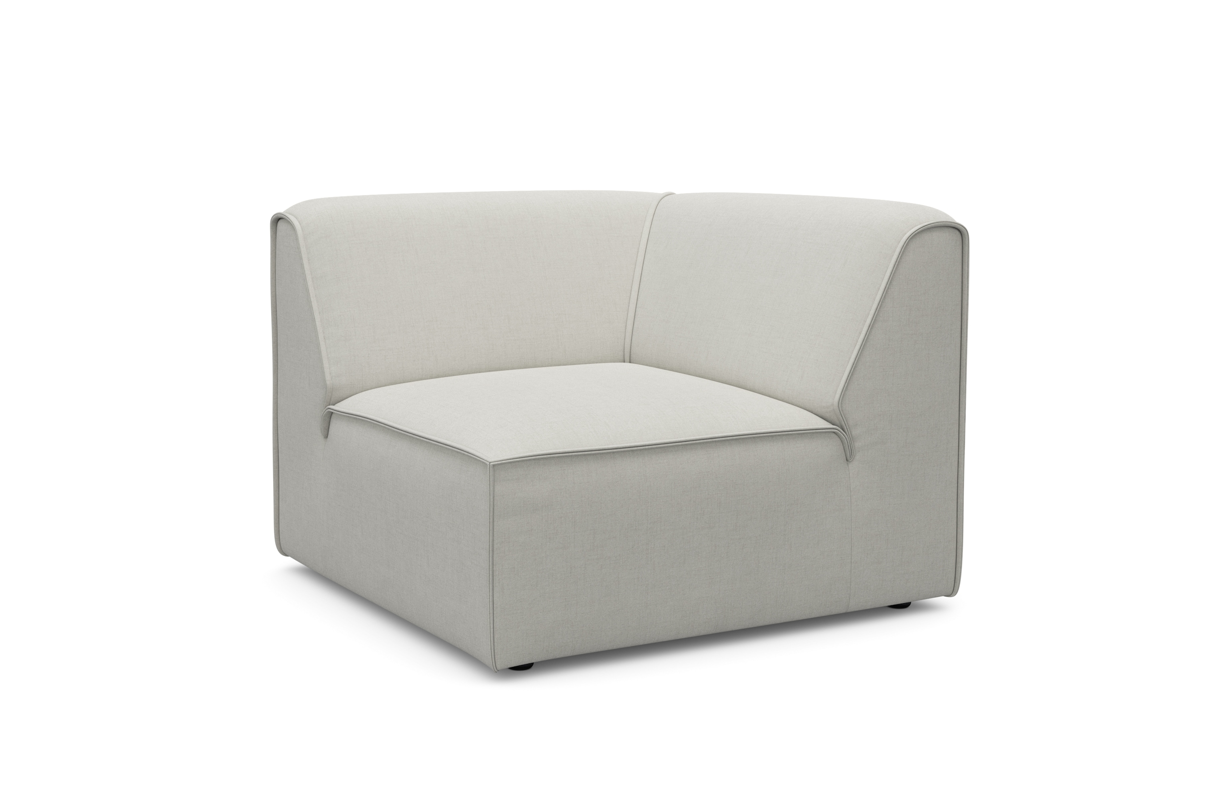 RAUM.ID Sofa-Eckelement »Merid, Sofaelement, Maße B/T/H: 97/97/46 cm«, als Modul oder separat verwendbar, für individuelle Zusammenstellung