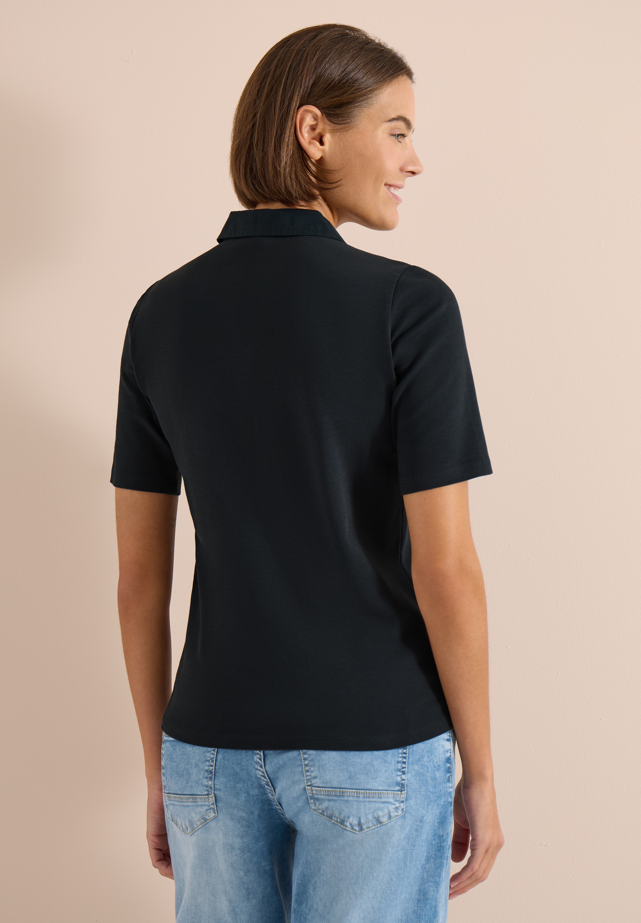 Cecil Poloshirt aus reiner Baumwolle