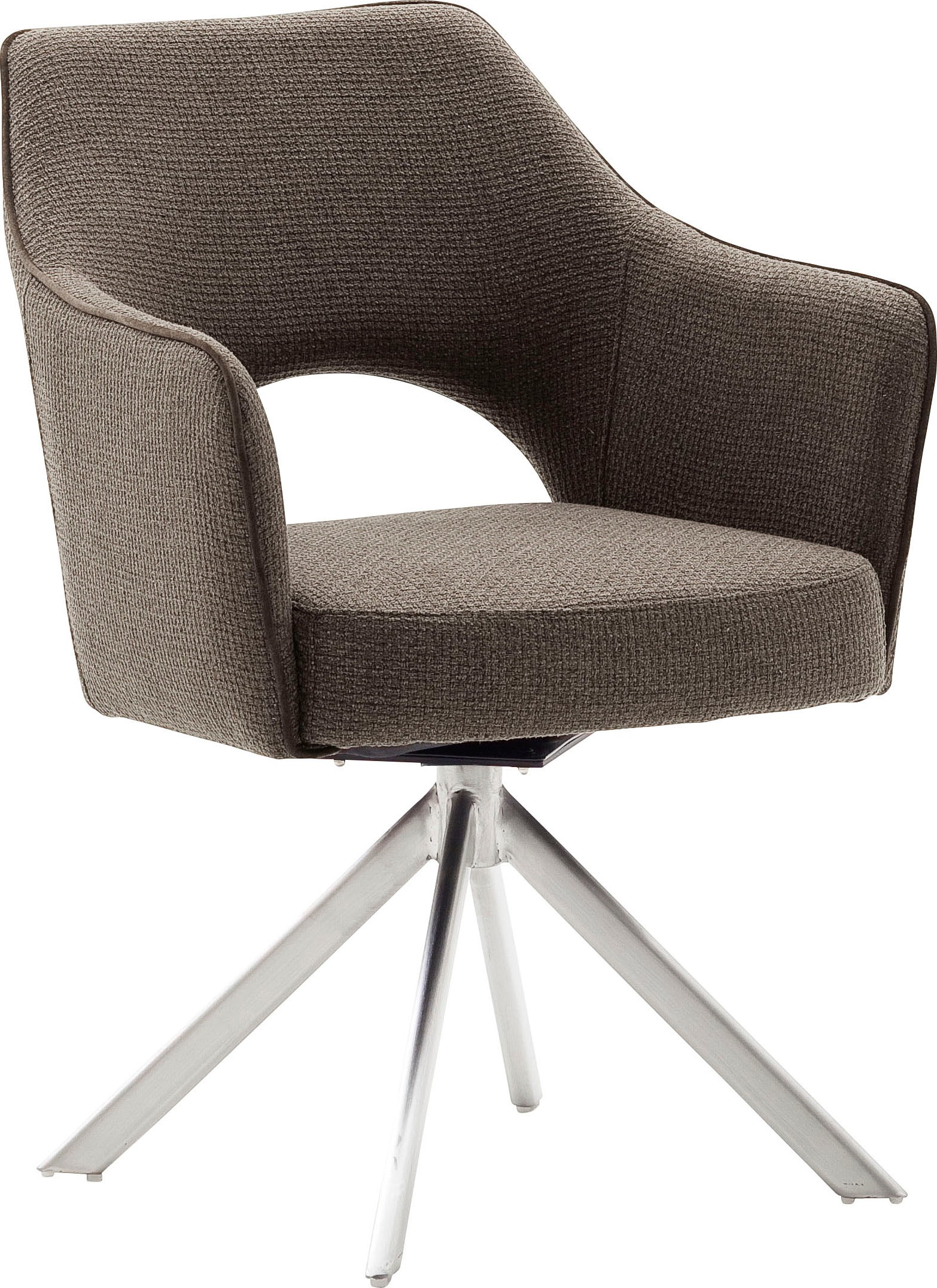 MCA furniture 4-Fußstuhl "Tonala" (Set) 2 Stk. Velourstoff grob (2er-Set), günstig online kaufen