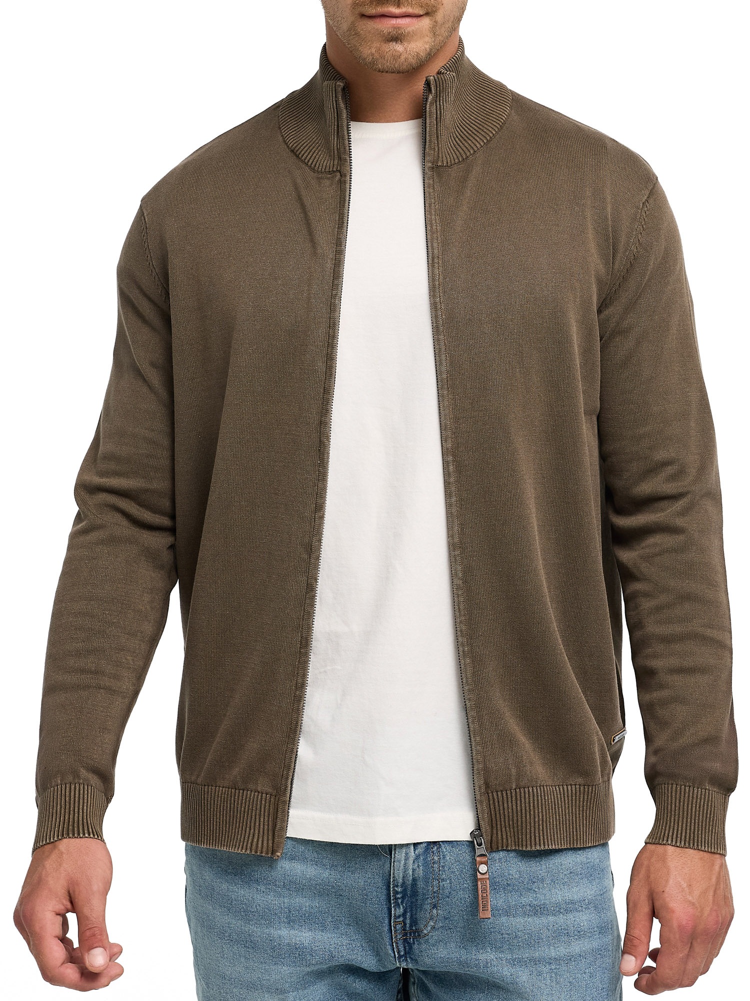 Indicode Strickjacke »INArkmill cardigan« Baumwolle, regular fit